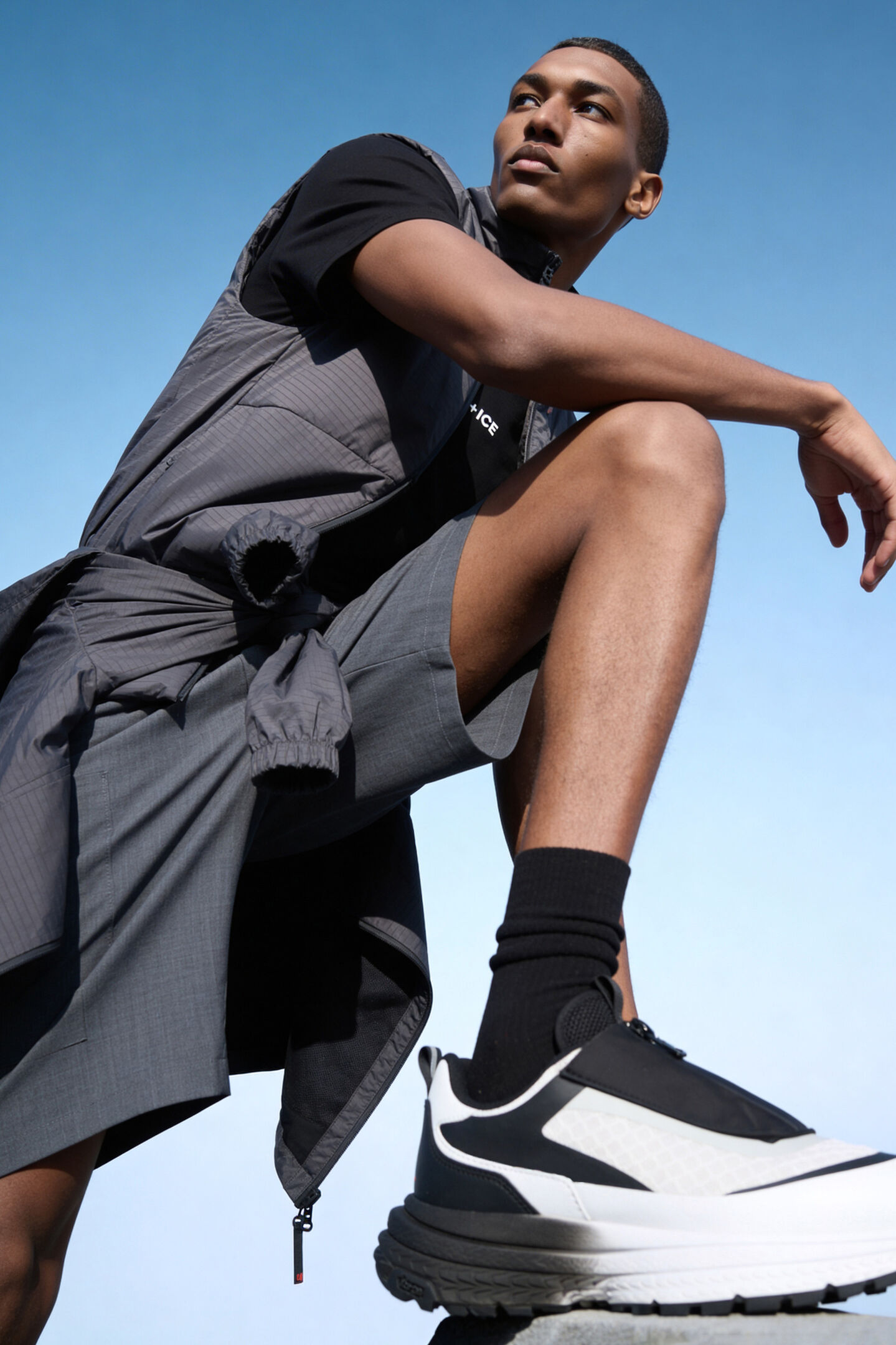 Baskets Taylor noir/blanc