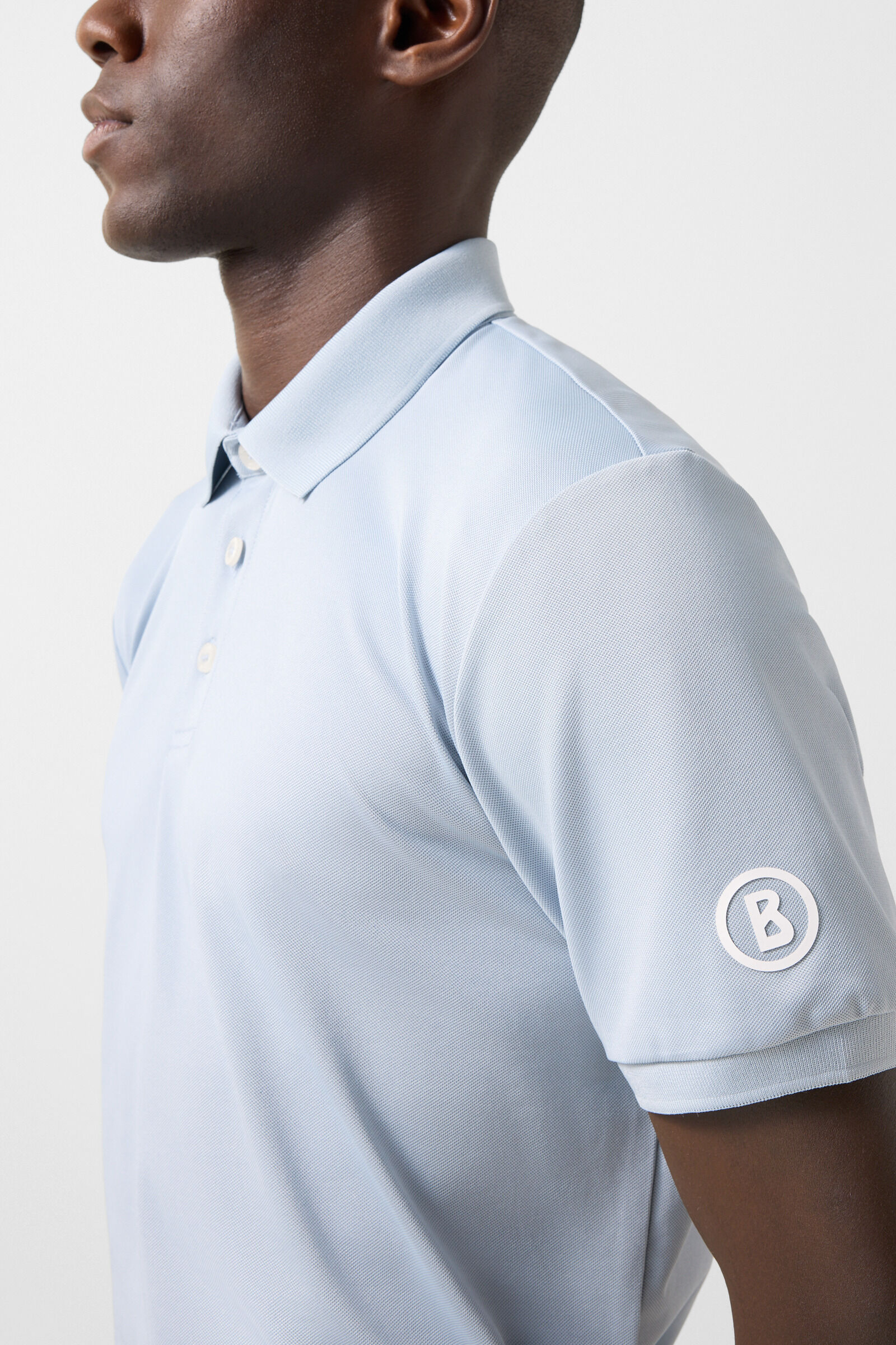 Daniel functional short-sleeved top Misty blue