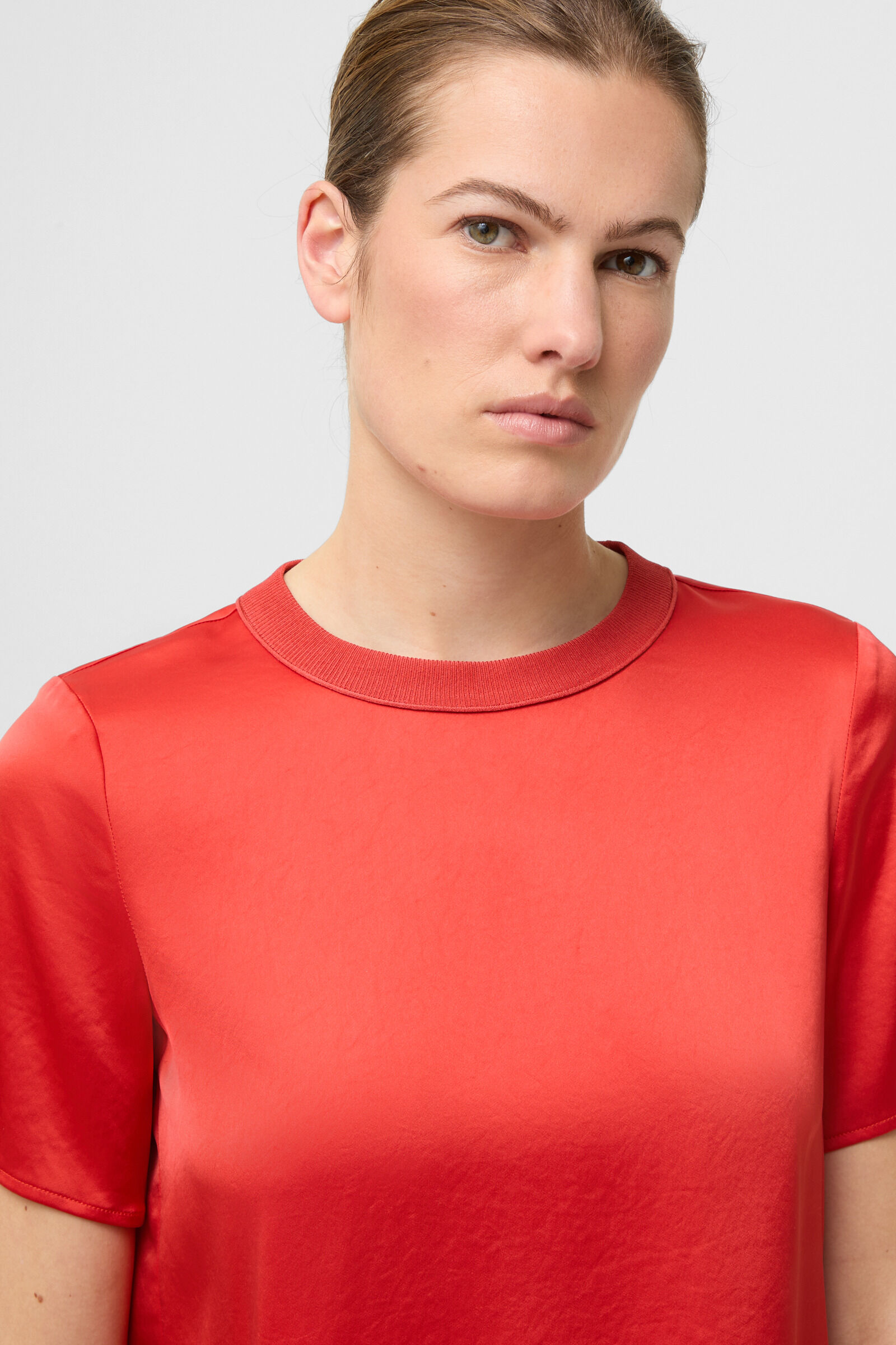 Satin shirt Dylan Red