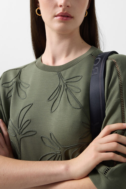 Sweatshirt Rabea Oliv-Gr&uuml;n