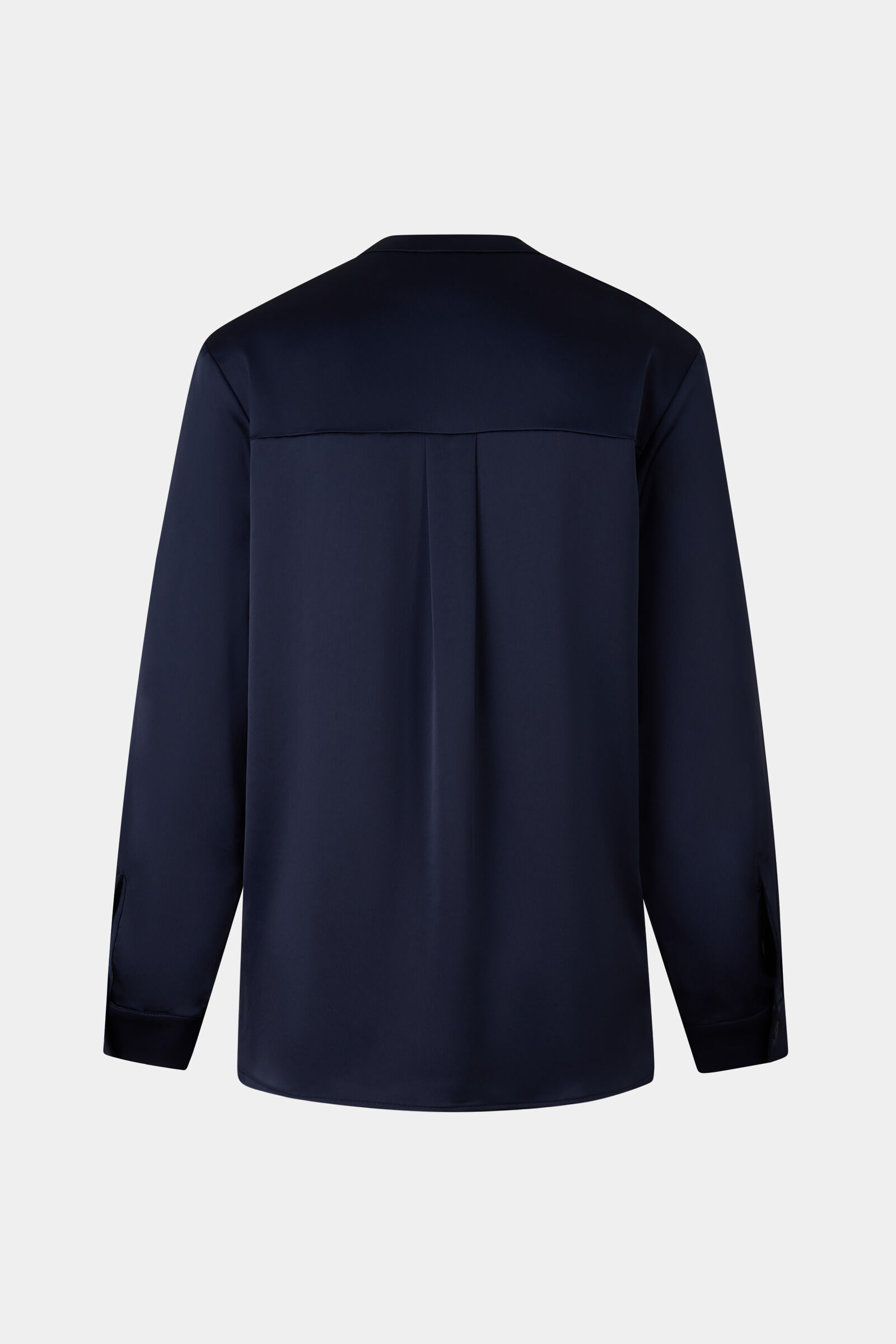 Gerrit satin blouse Navy blue