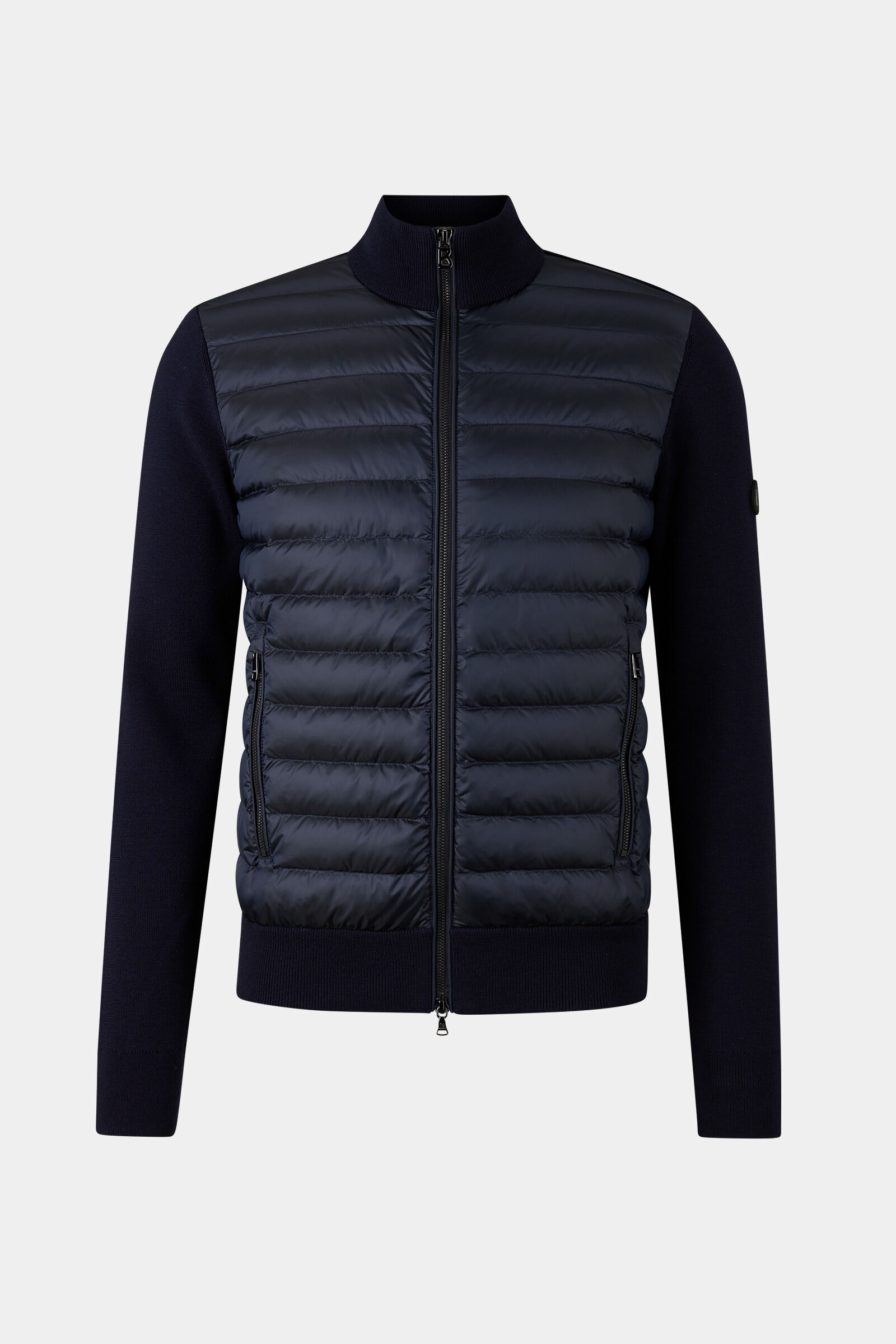 Zisco hybrid knit jacket Navy blue