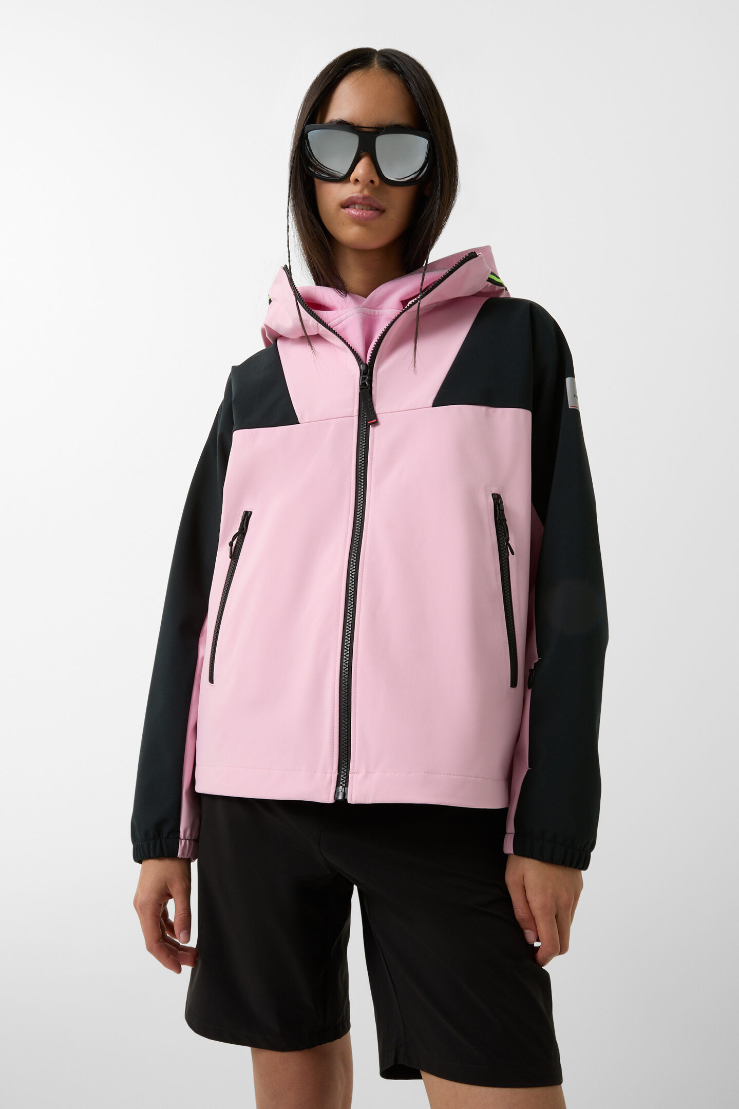 Leska softshell jacket Pink/black