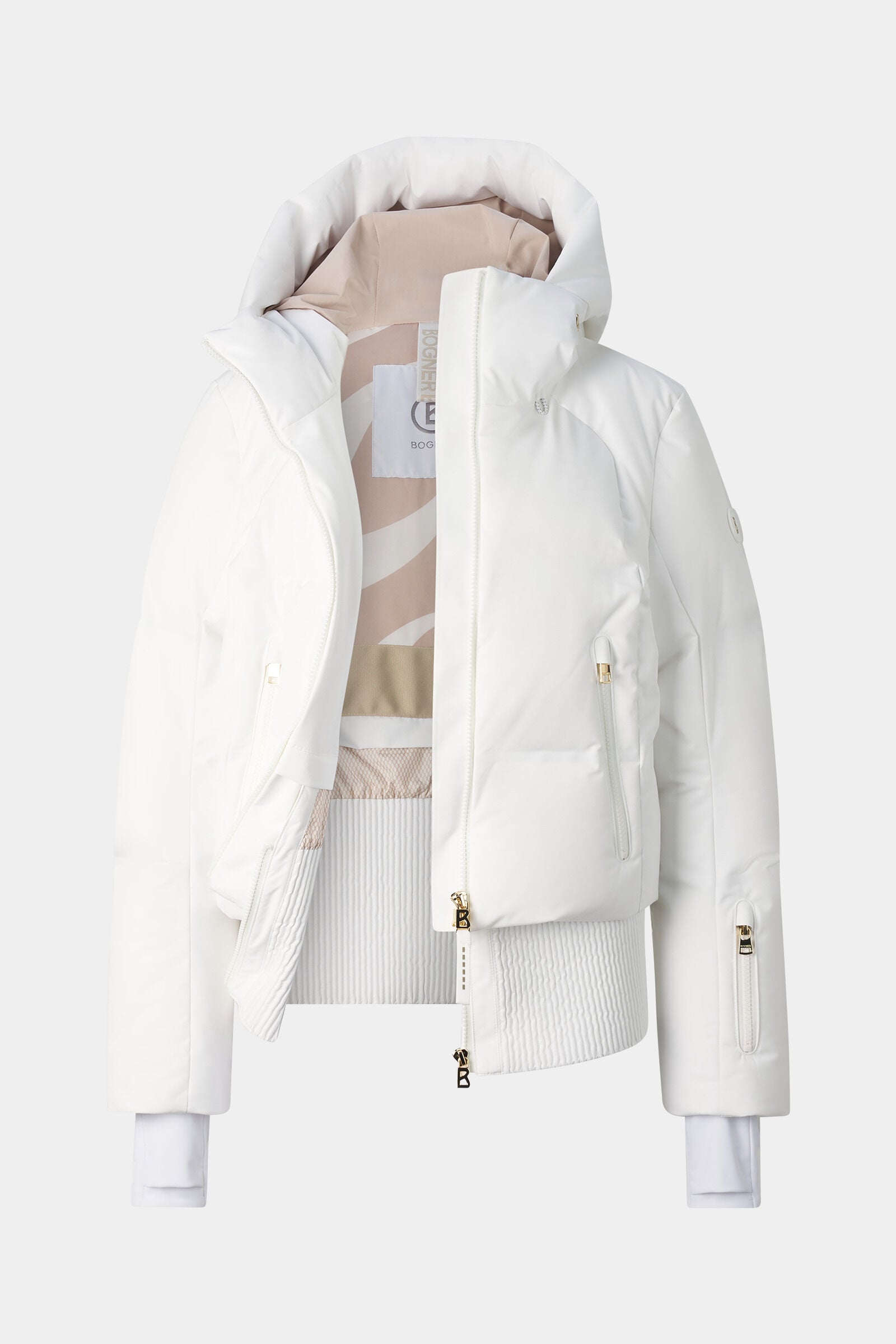 Ski-Daunenjacke Dea Off-White
