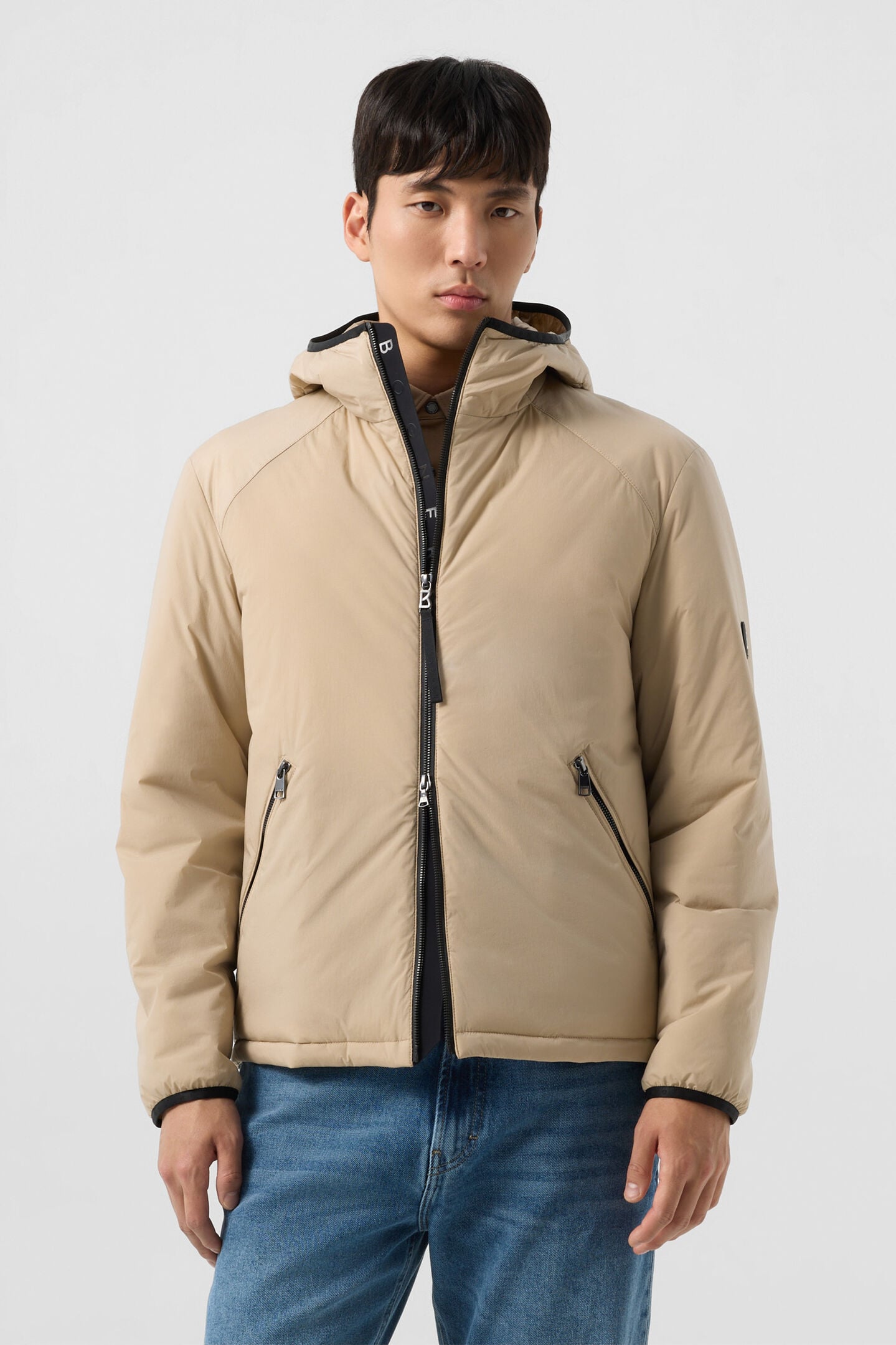 Clio lightweight down jacket Beige