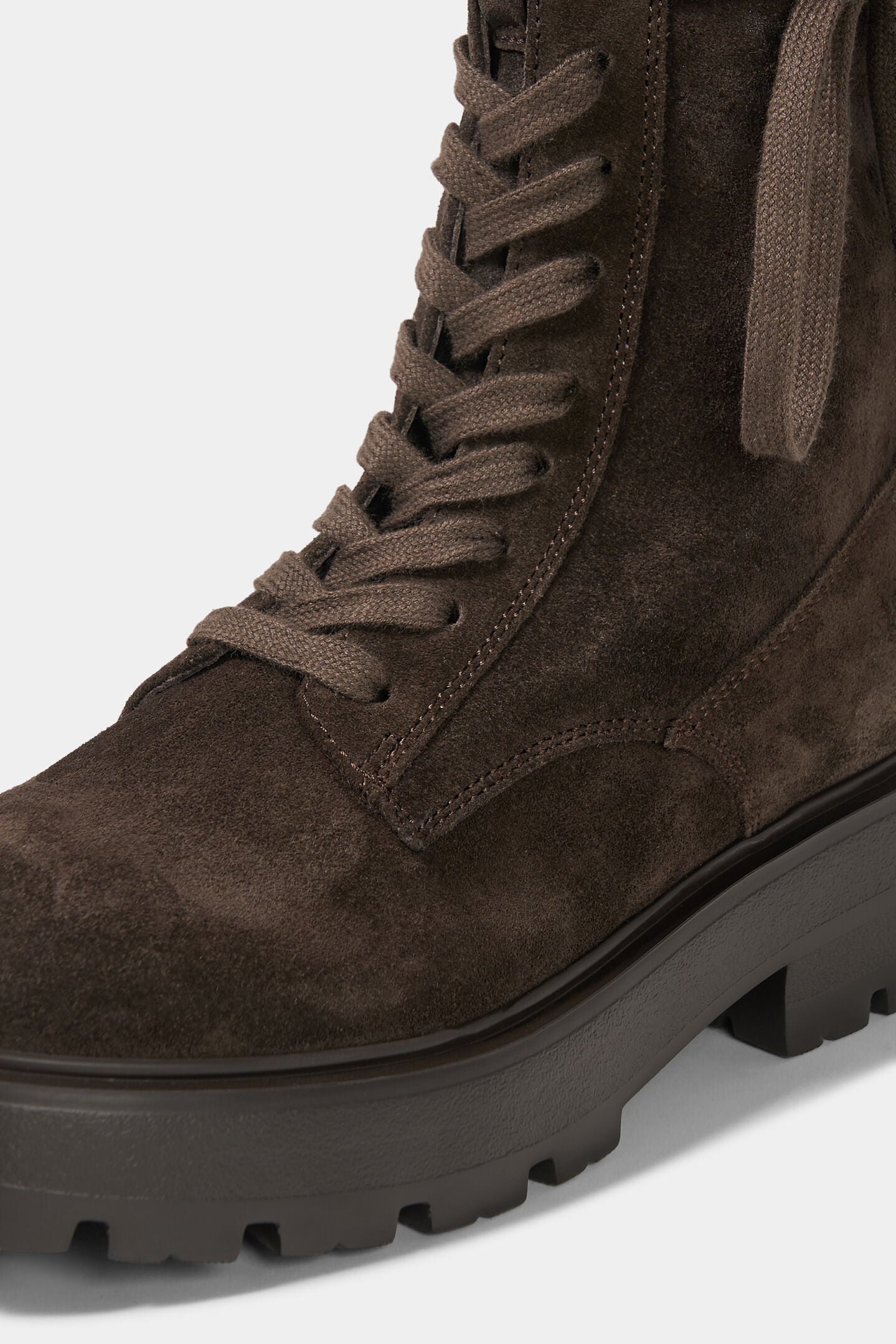 Schn&uuml;rboots Riga Dunkelbraun