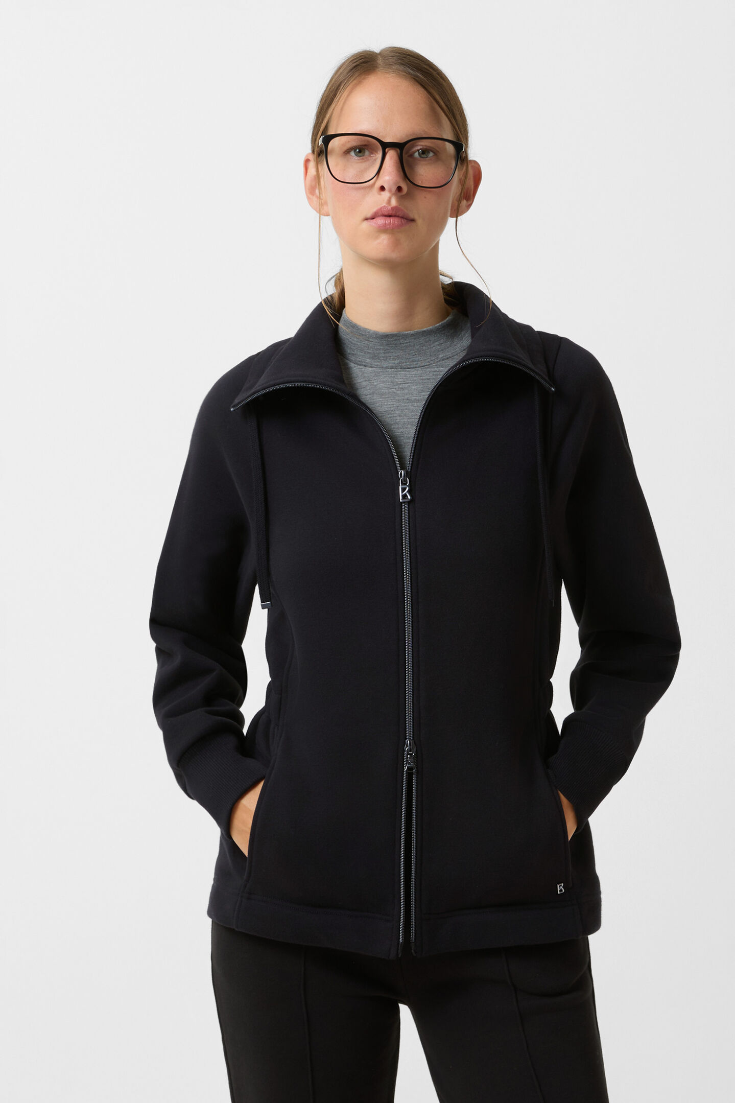 Carlita jersey jacket Black