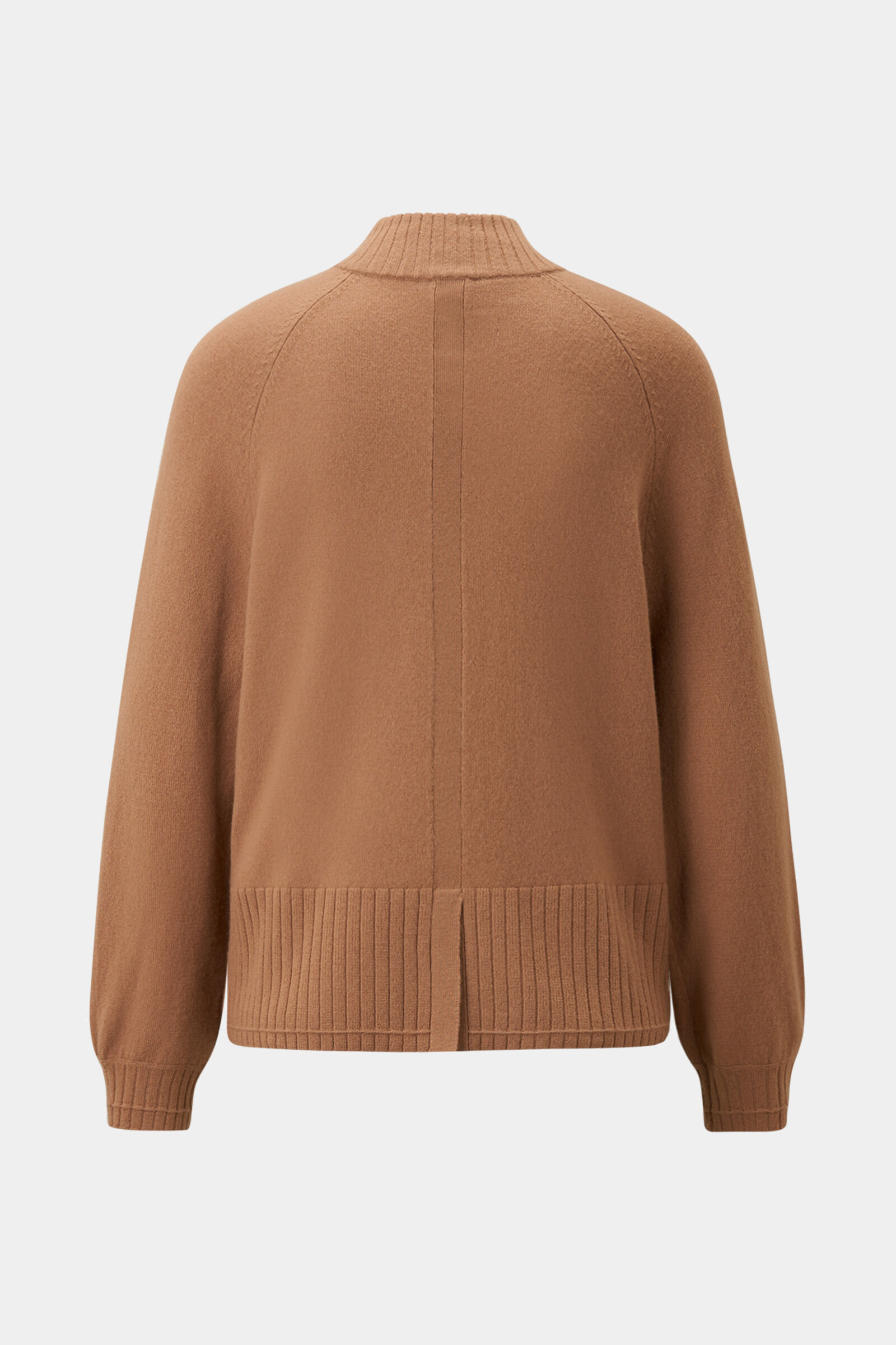 Schurwoll-Pullover Lyrica Cognac
