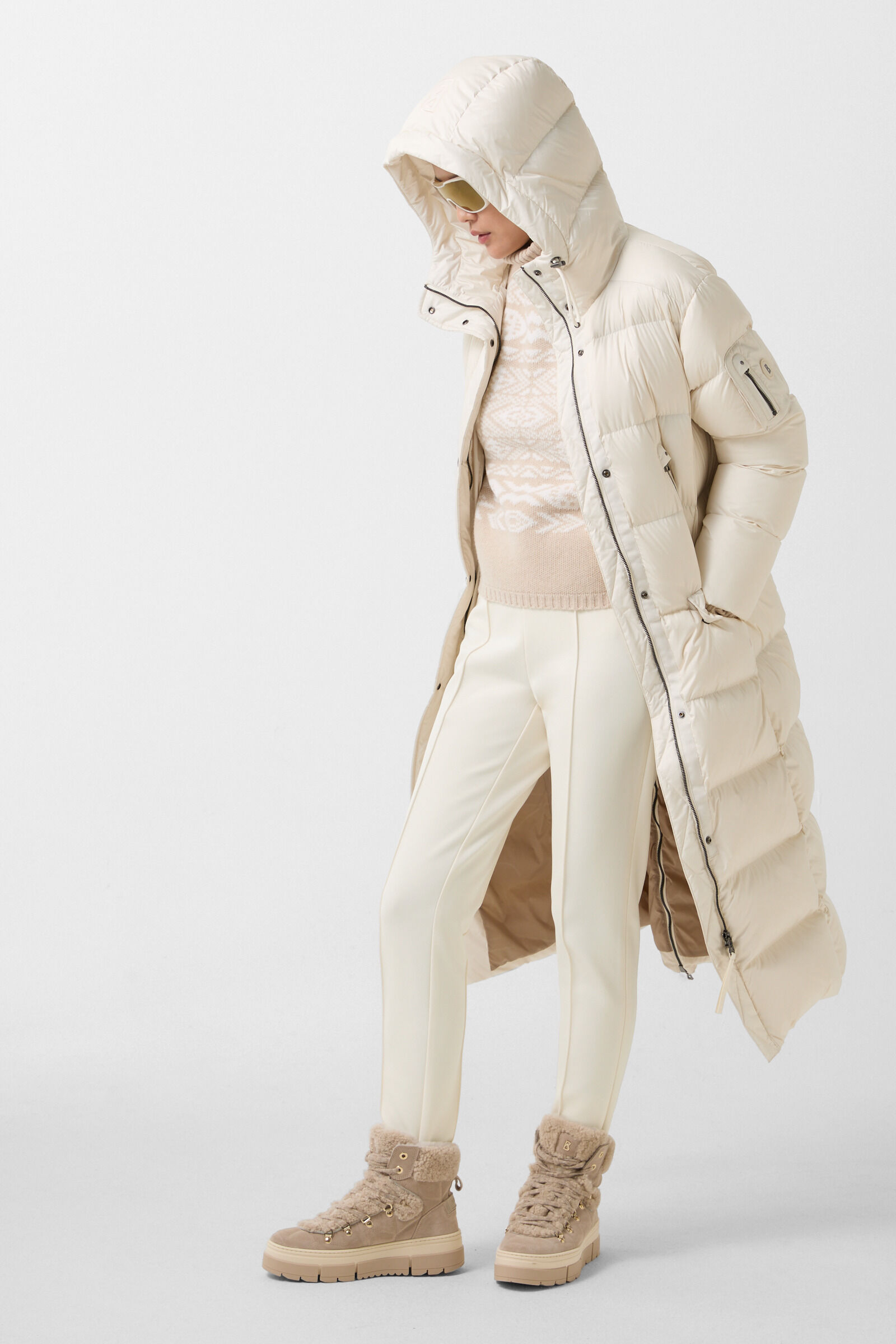 Elaine functional stirrup trousers Off-White