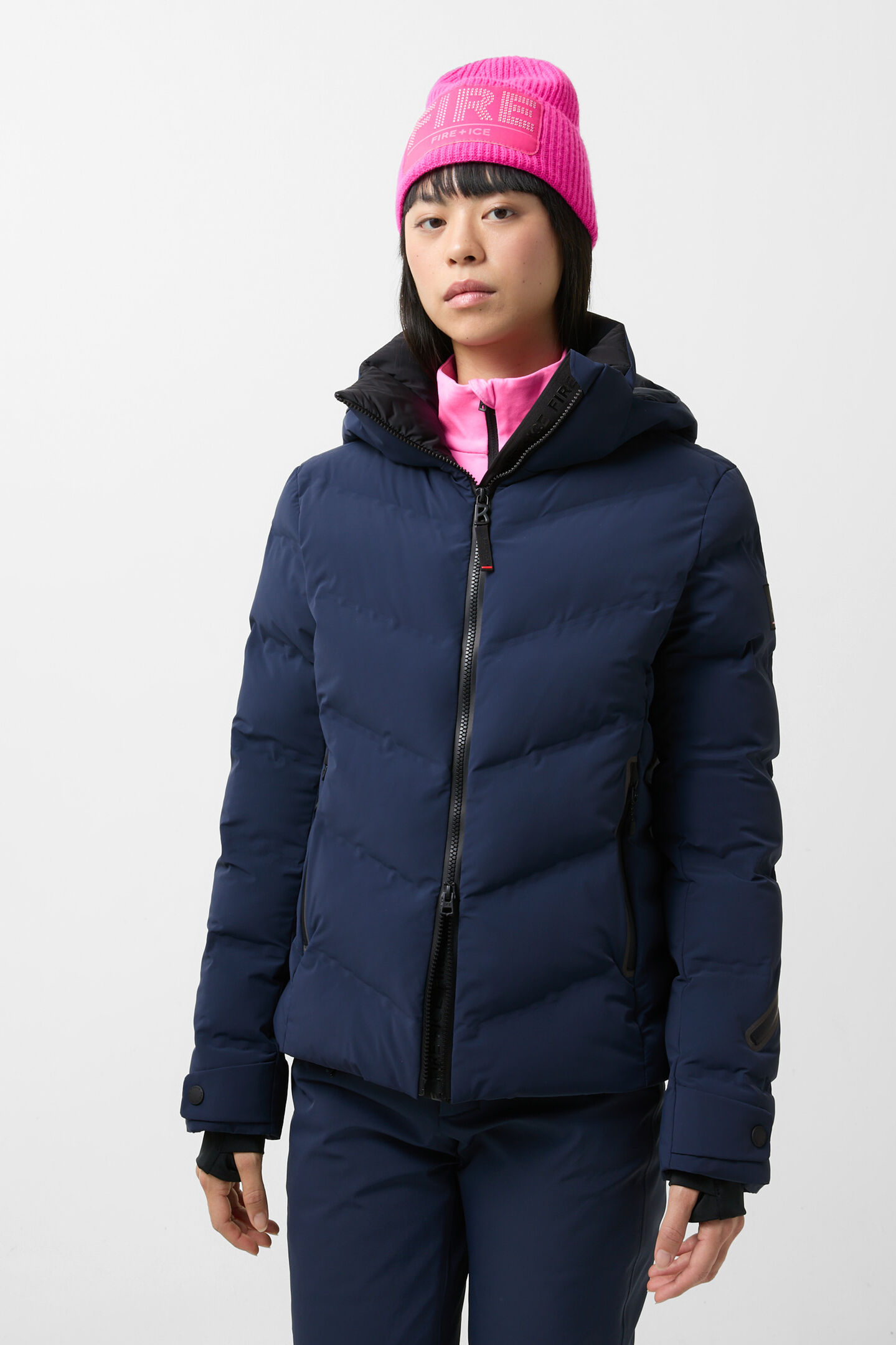 Tech-Sael quilted jacket Dark blue