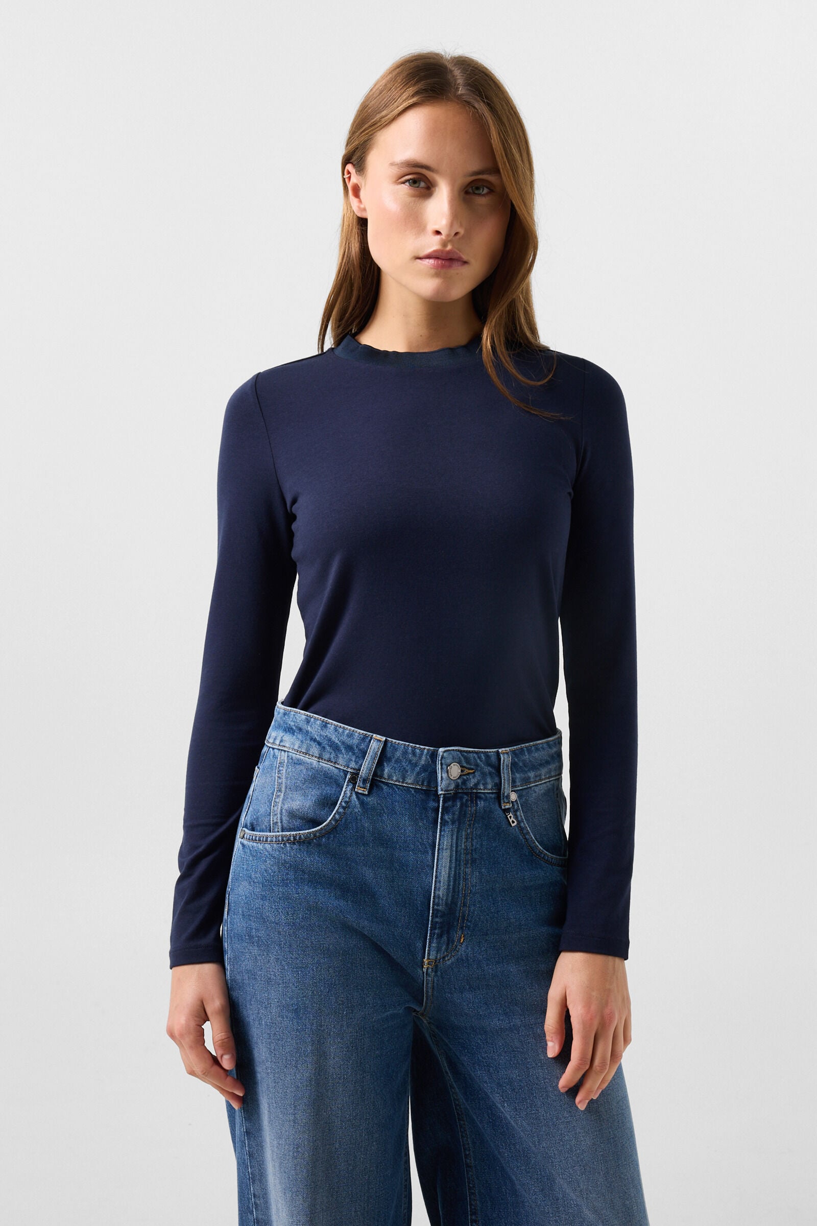 Alexi long-sleeved top Navy