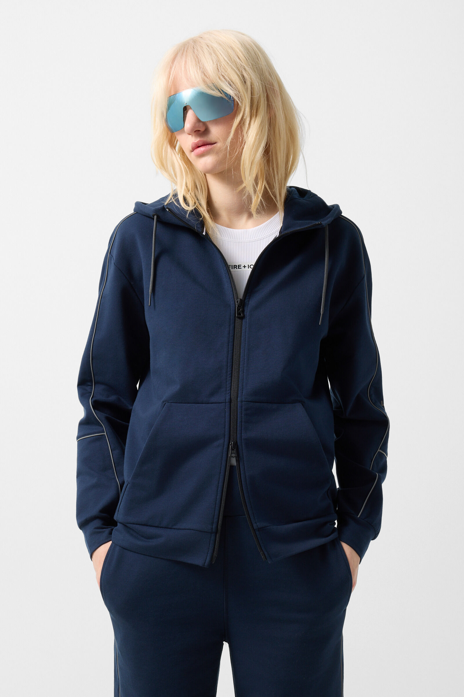 Enia jersey jacket Dark blue