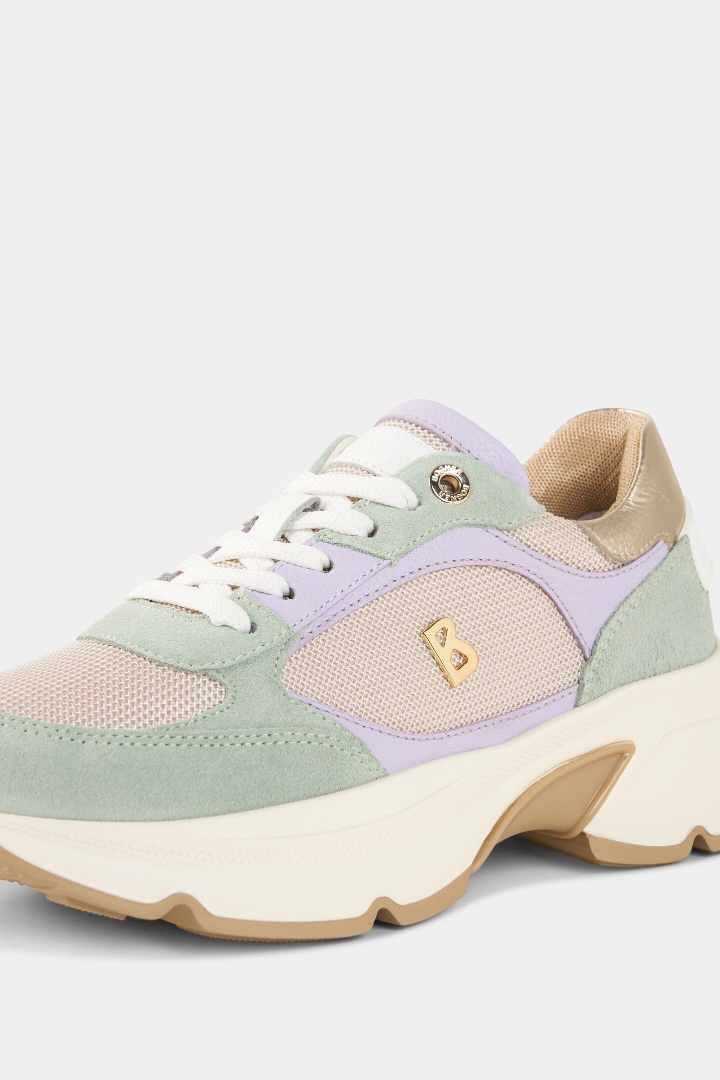 Kobe sneaker Mint/lilac/beige