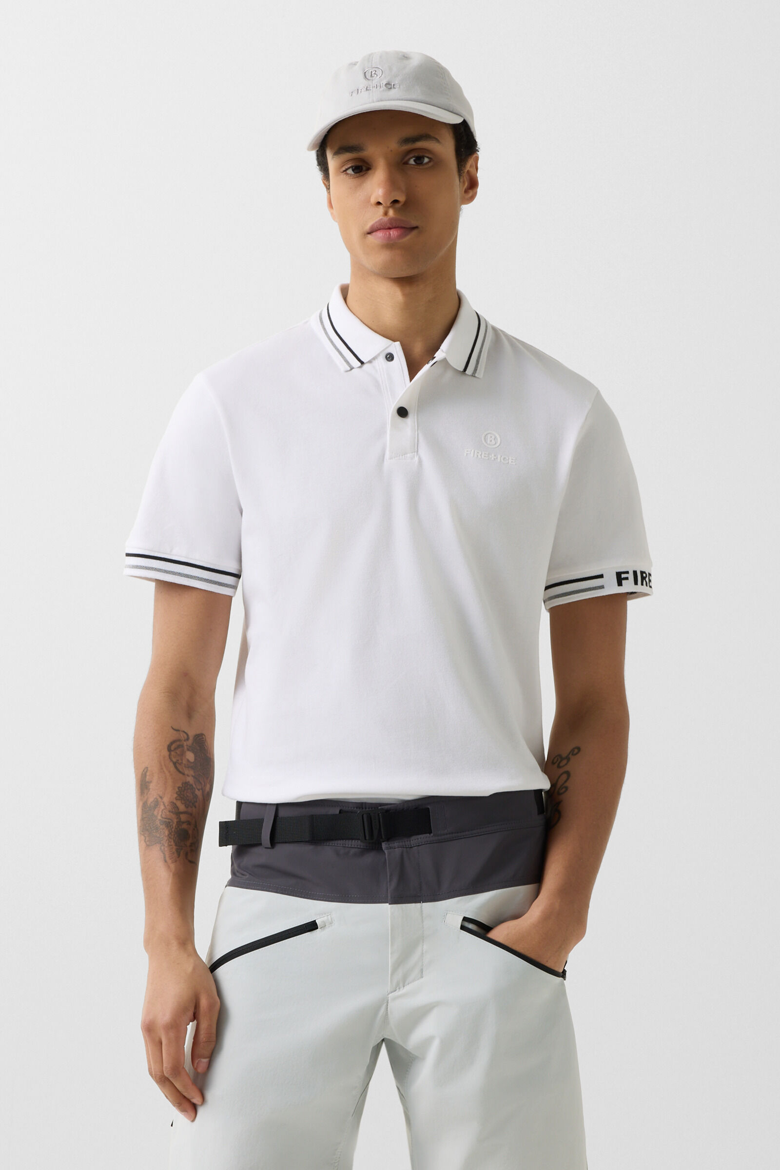 Polo-Shirt Arjan Wei&szlig;