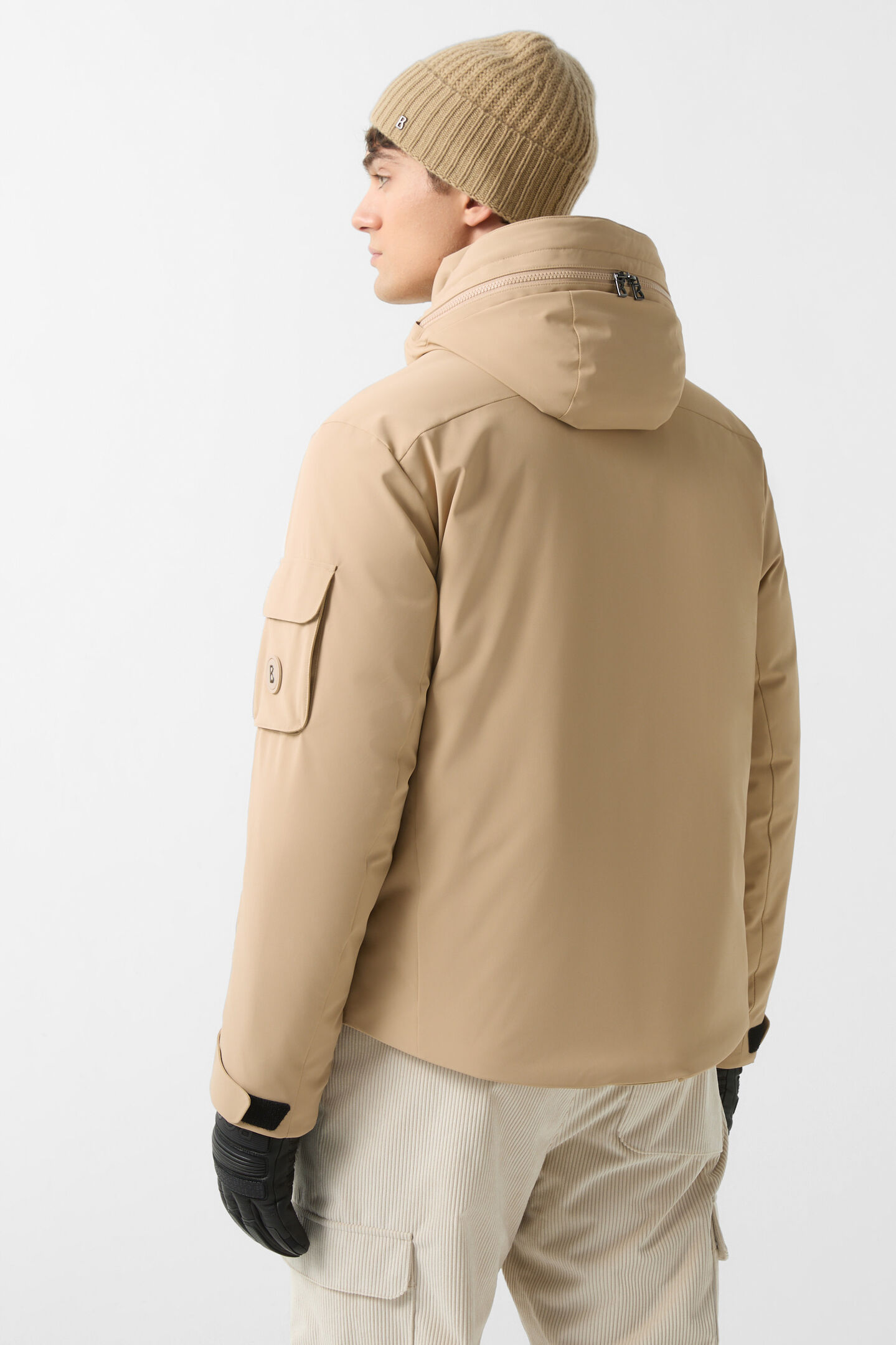 Cobe corduroy ski jacket Beige