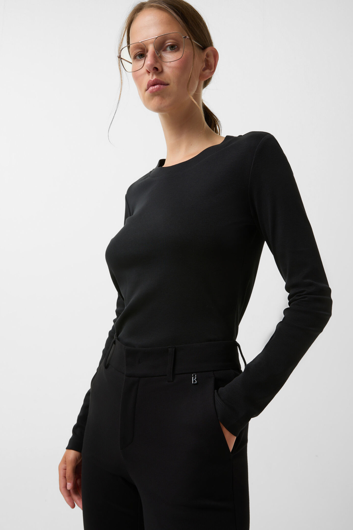 Jersey broek Jody Zwart