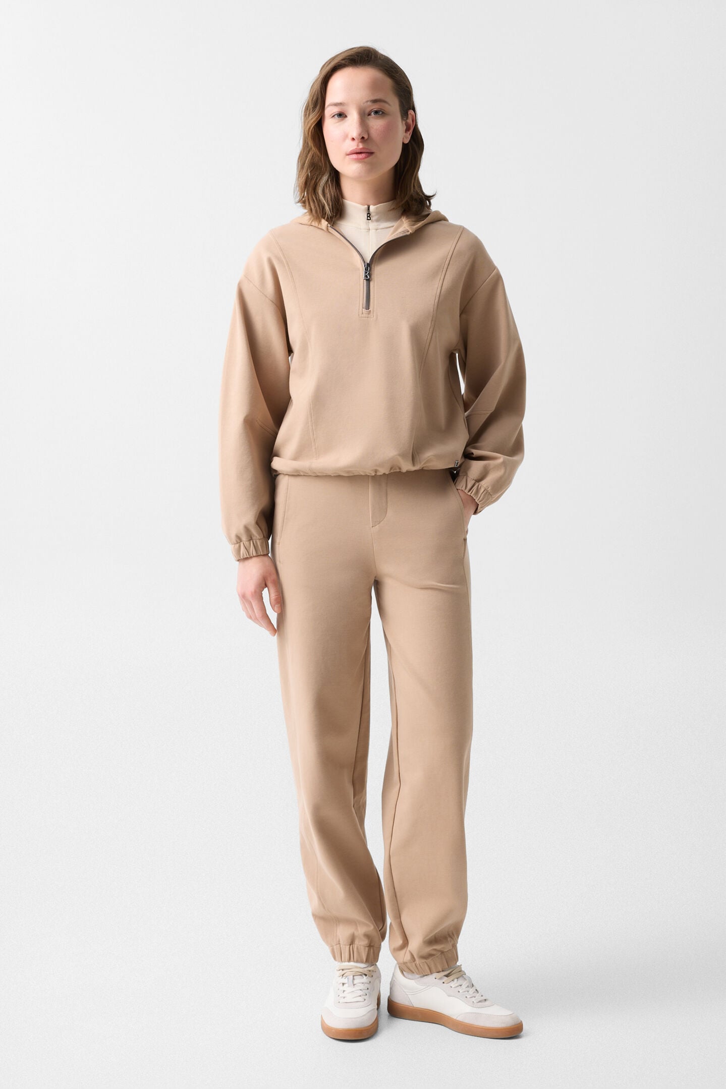 Alia sweat hoodie Camel