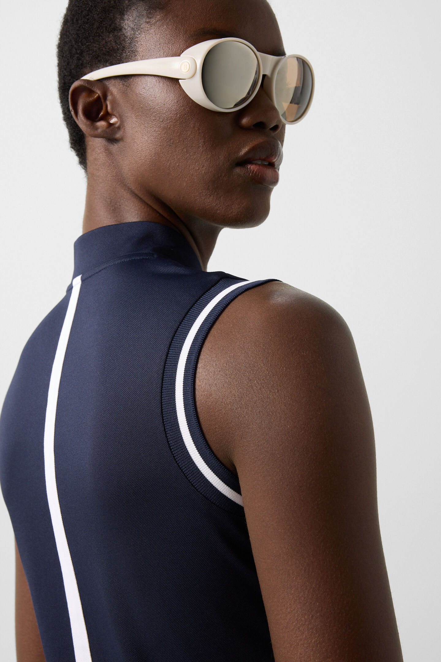 Top polo Evi Bleu marine