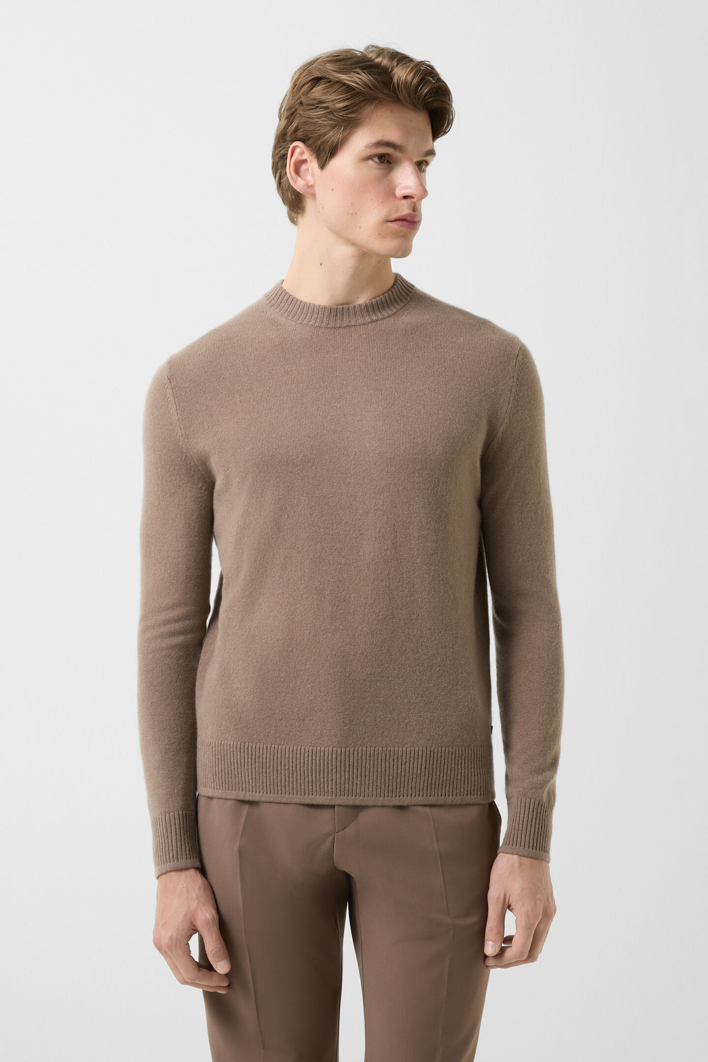 Brendon cashmere jumper Mud