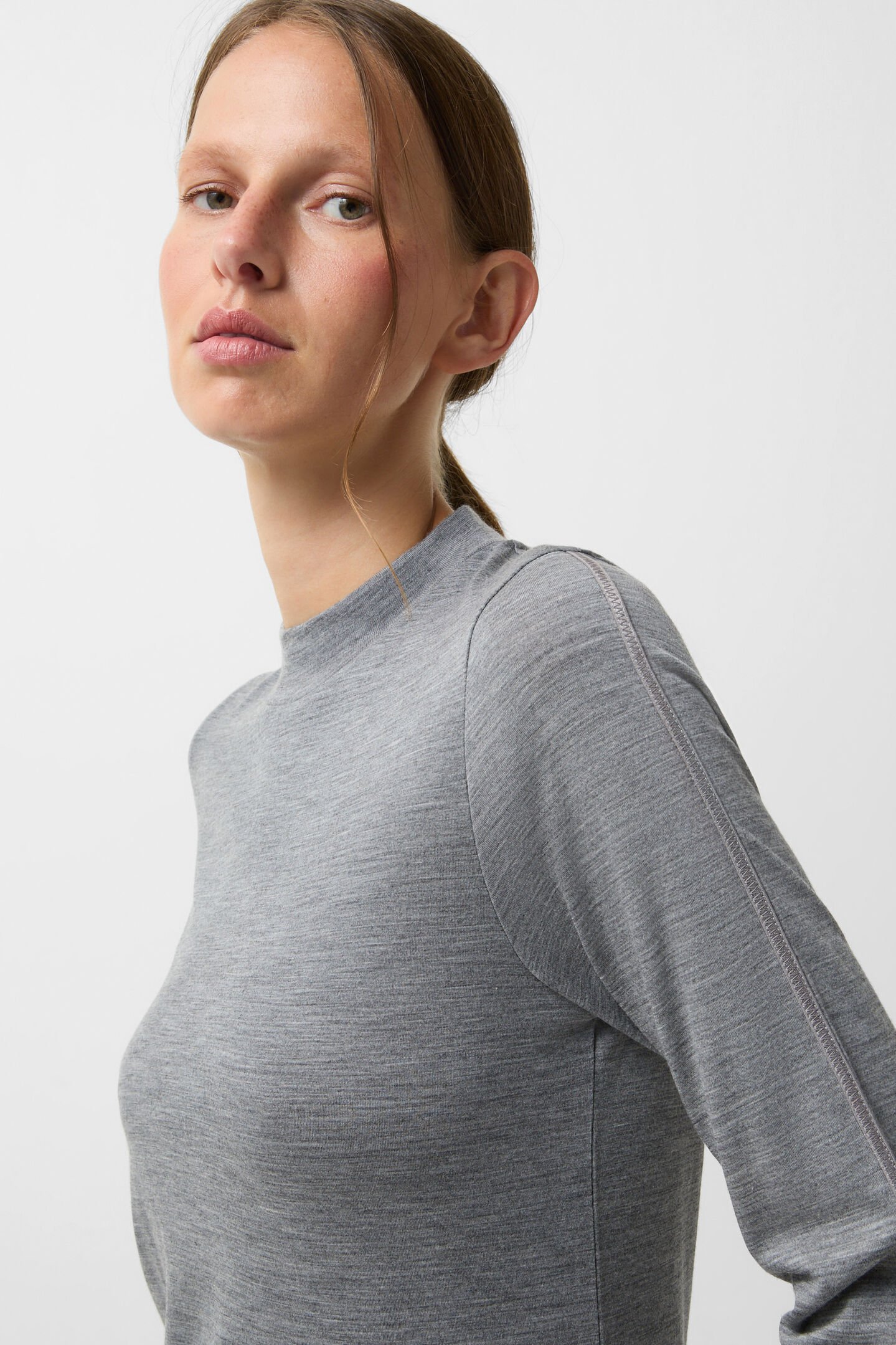 T-shirt à manches longues Whitney Gris