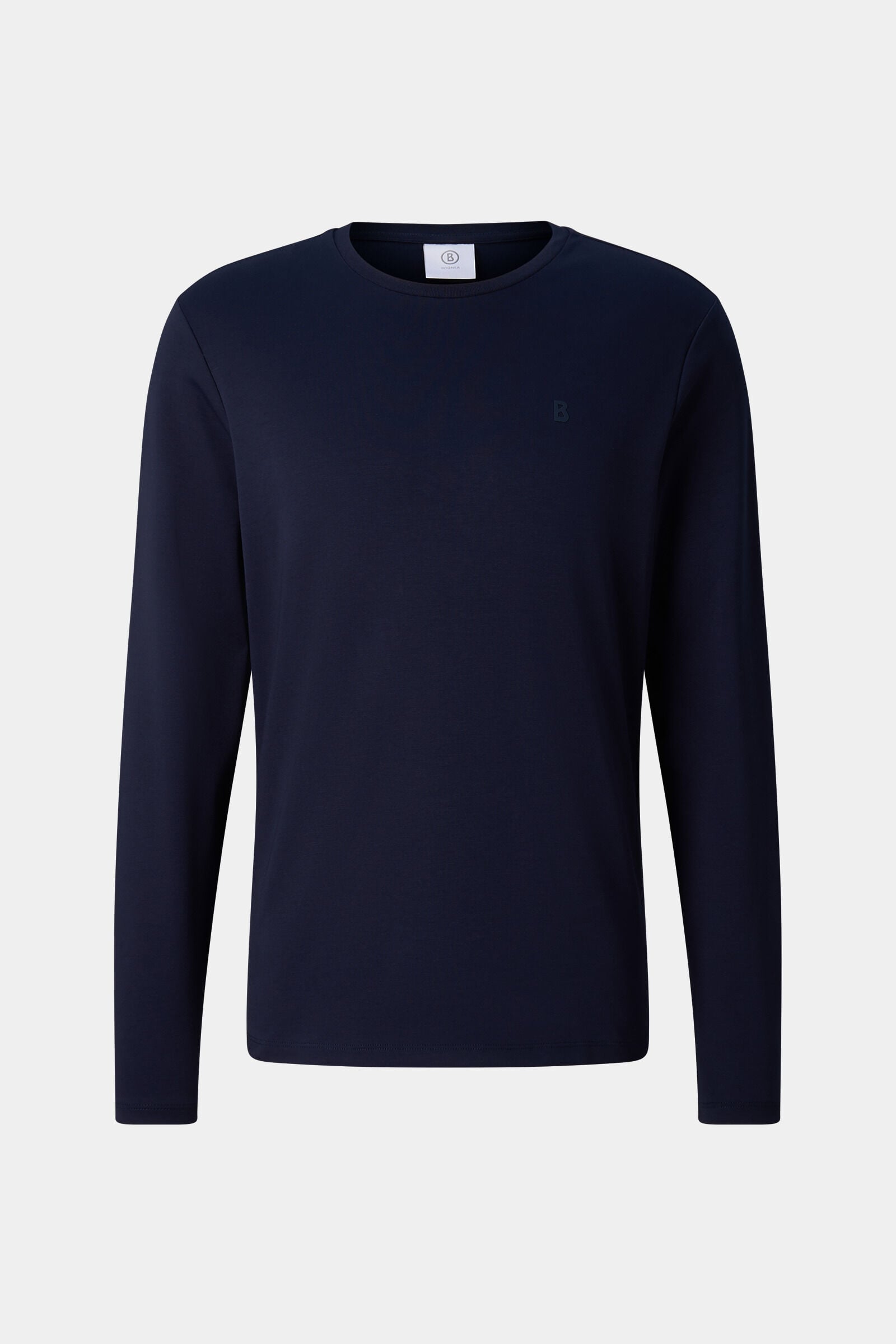 Baumwoll-Longsleeve Arvid Navy