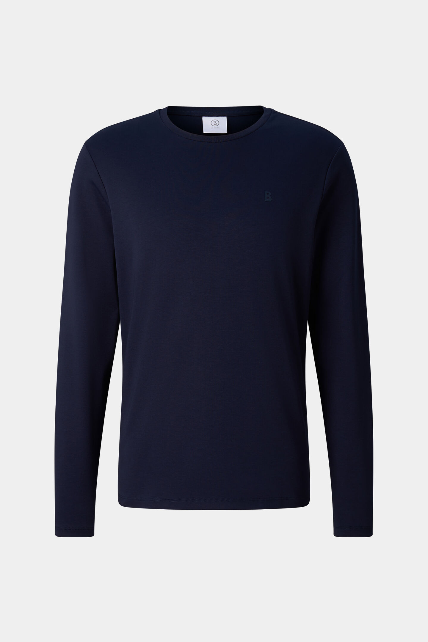 Baumwoll-Longsleeve Arvid Navy