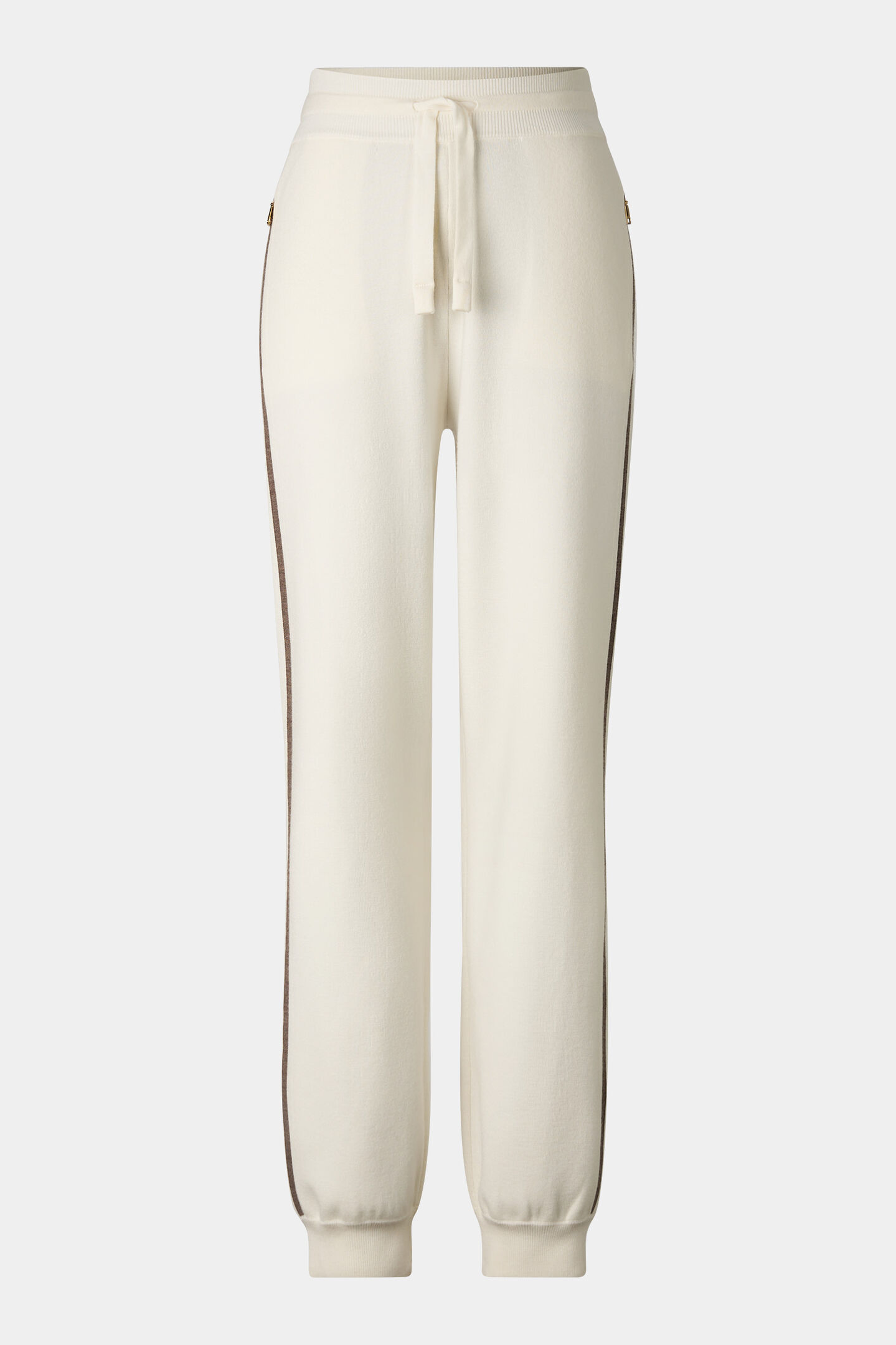 Calotta virgin wool blend knitted trousers Off-White