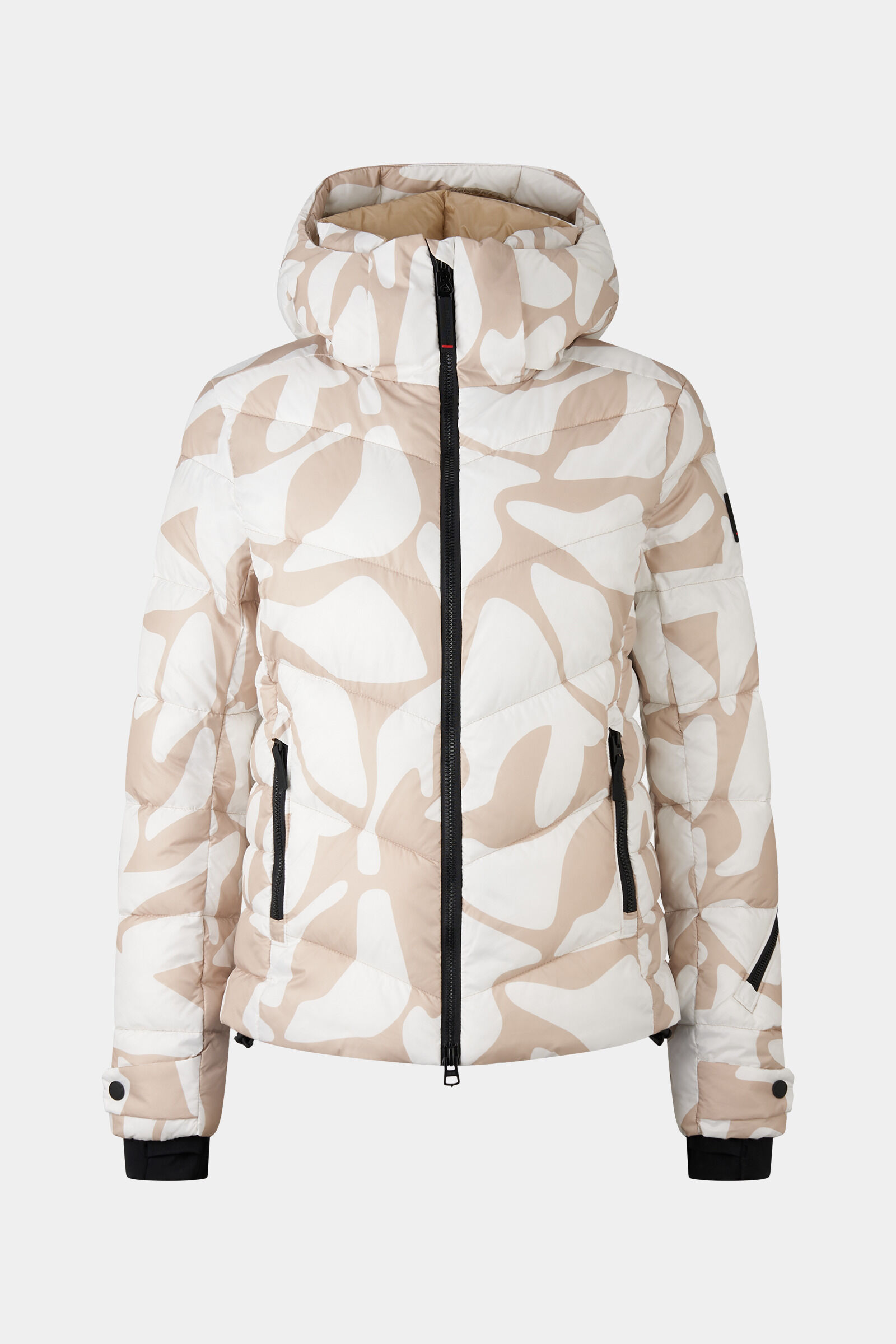 Ski-Steppjacke Saelly Wei&szlig;/Beige