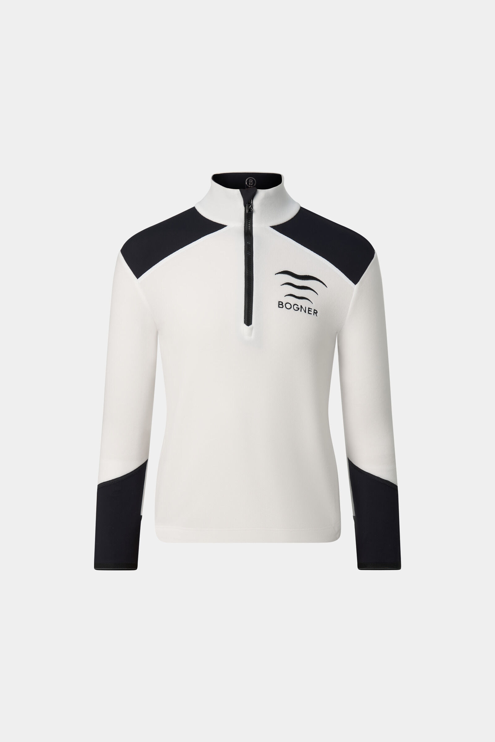 Kids' Bold Fleece Base Layer Off-white/black