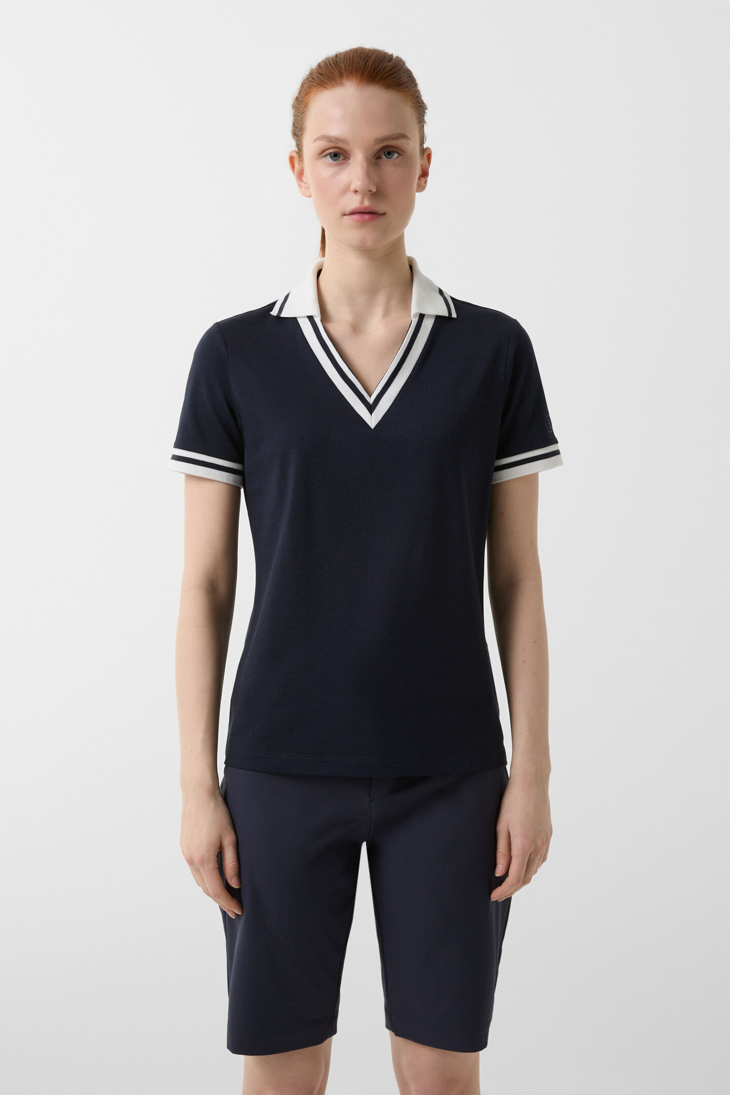 Lydia functional short-sleeved top Navy blue