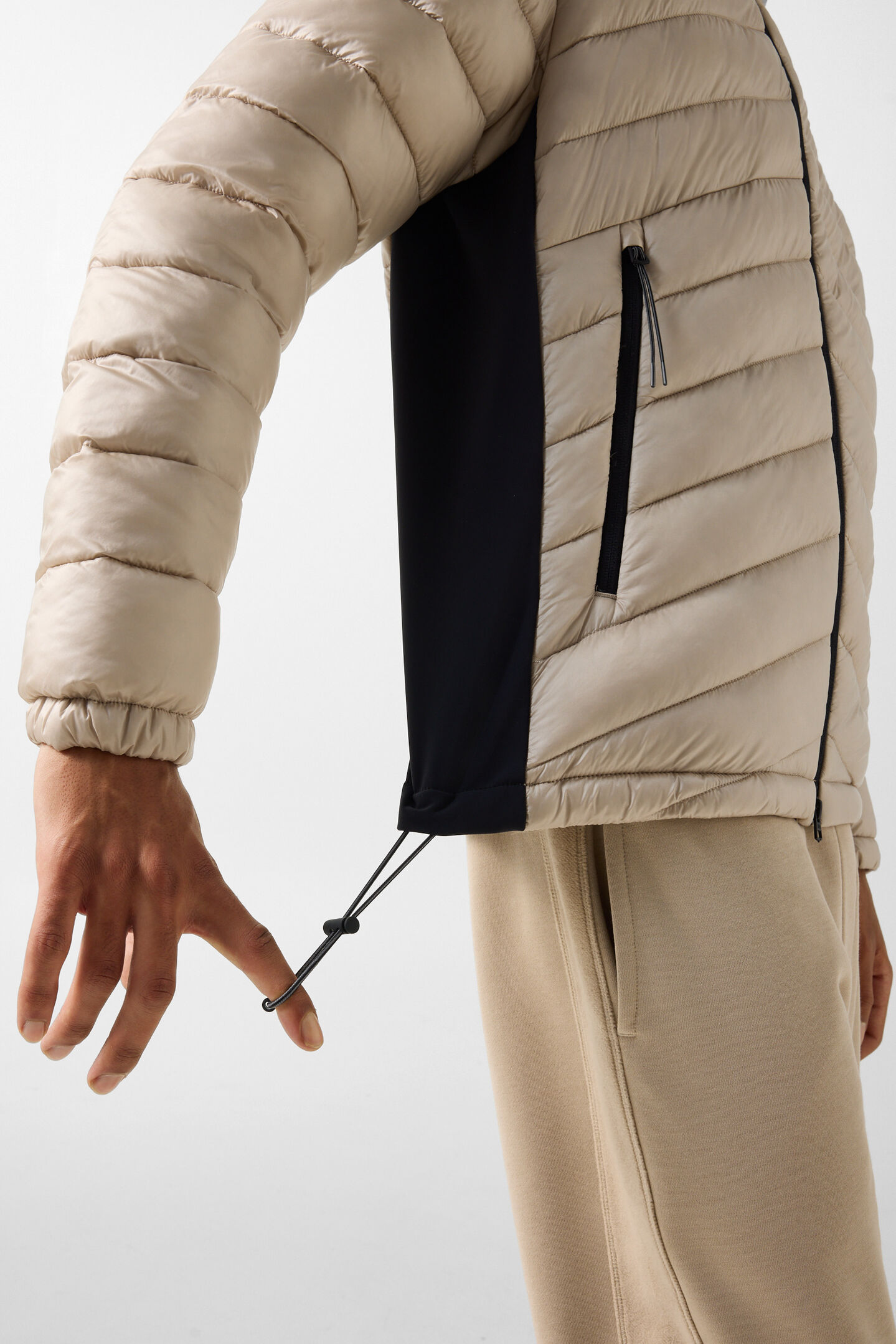 Elvis quilted jacket Beige