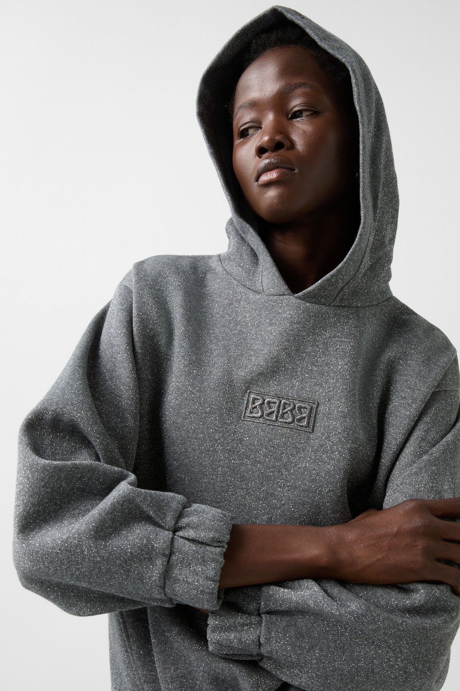 Silver hoodie women's new arrivals