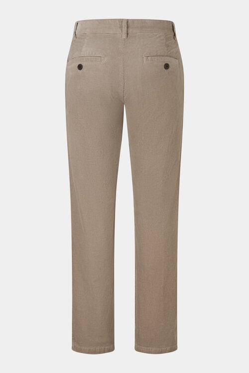 pantalon en velours côtelé Riley Casual Taupe
