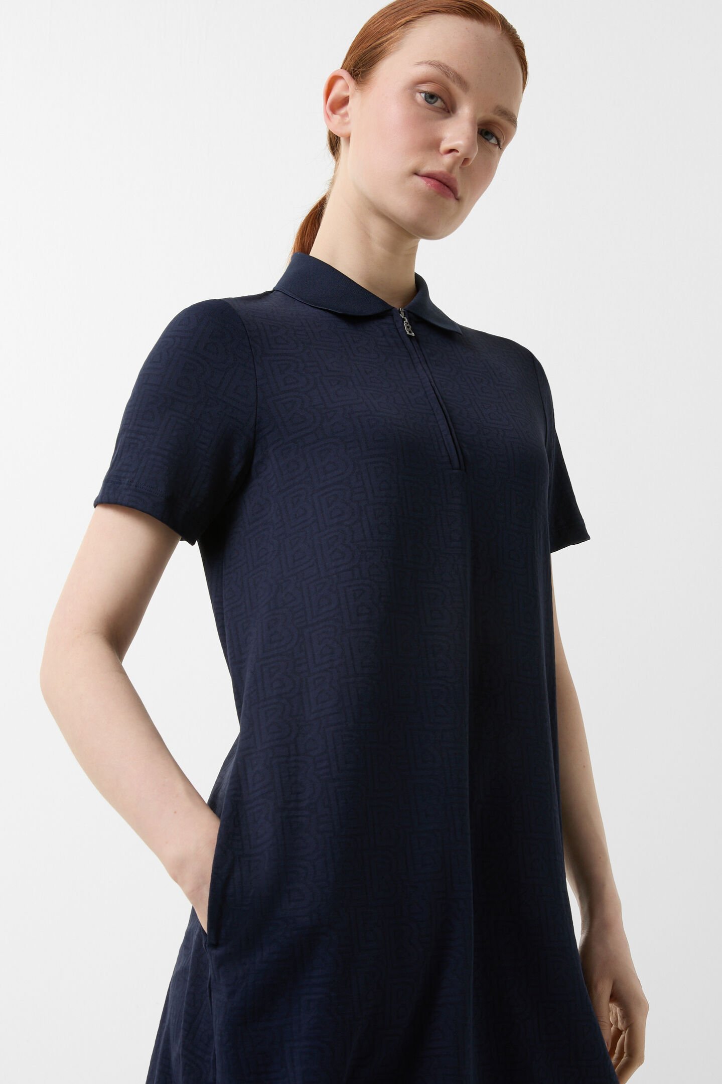 Polo-Kleid Katja Navy-Blau