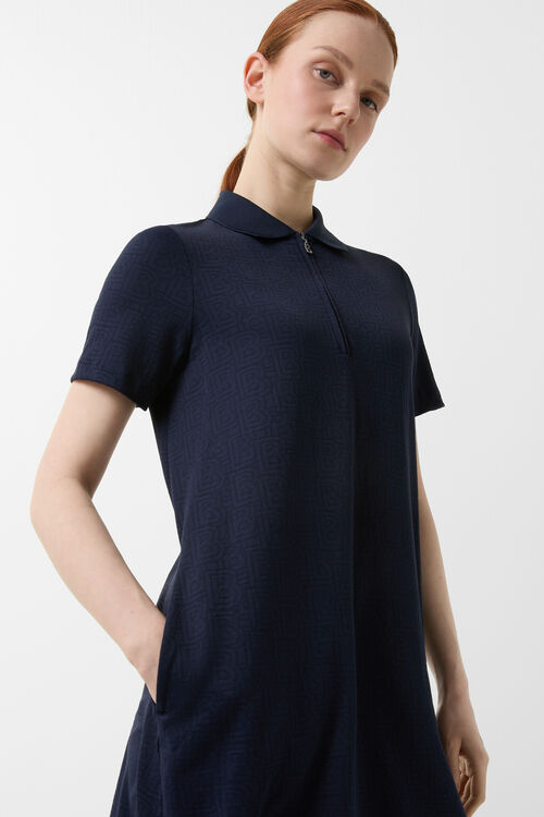 Polo-Kleid Katja Navy-Blau