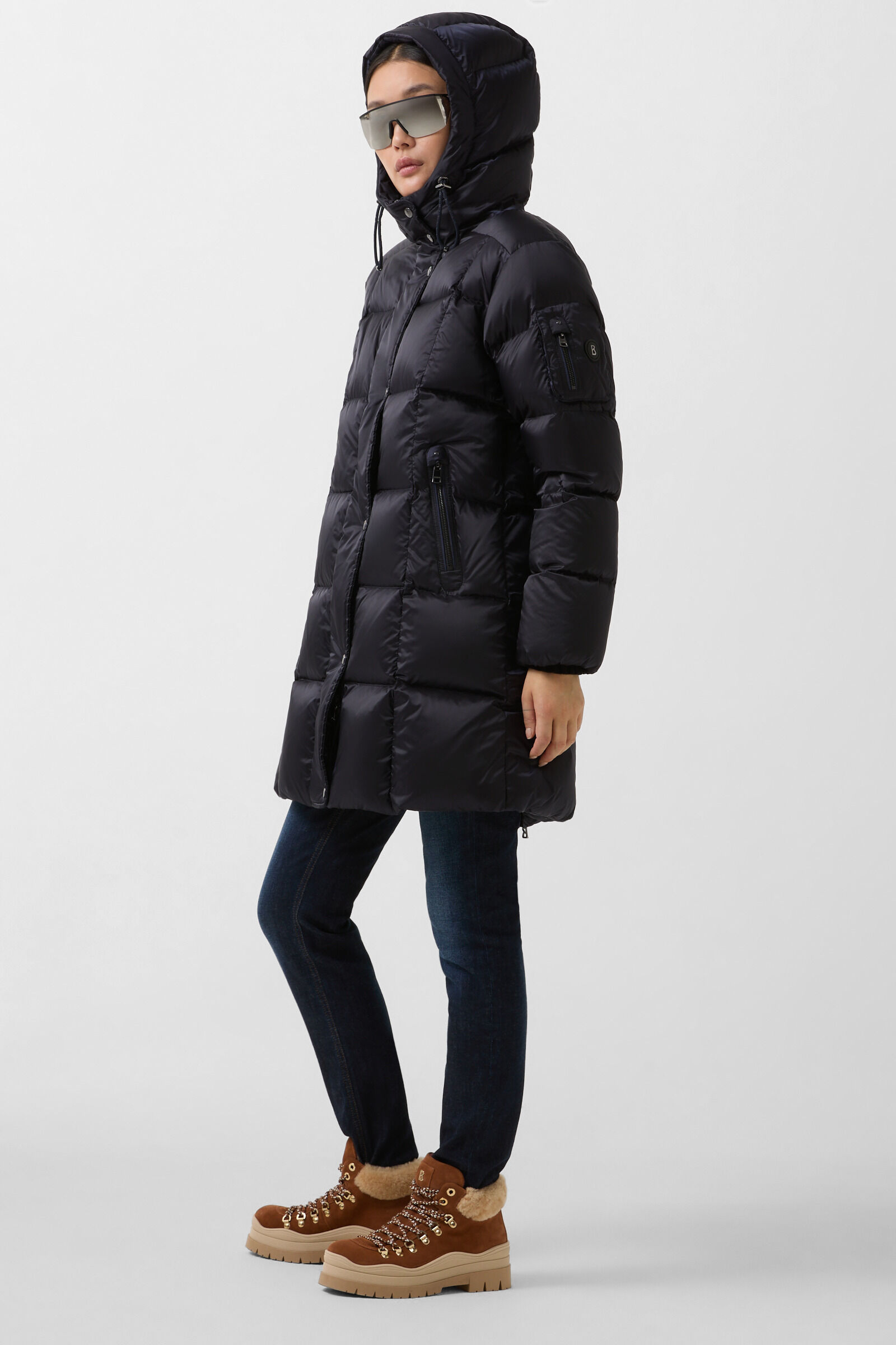 Fanja down coat Navy blue