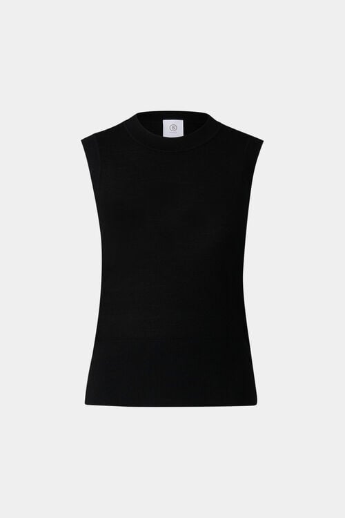 Strick-Top Isola Schwarz