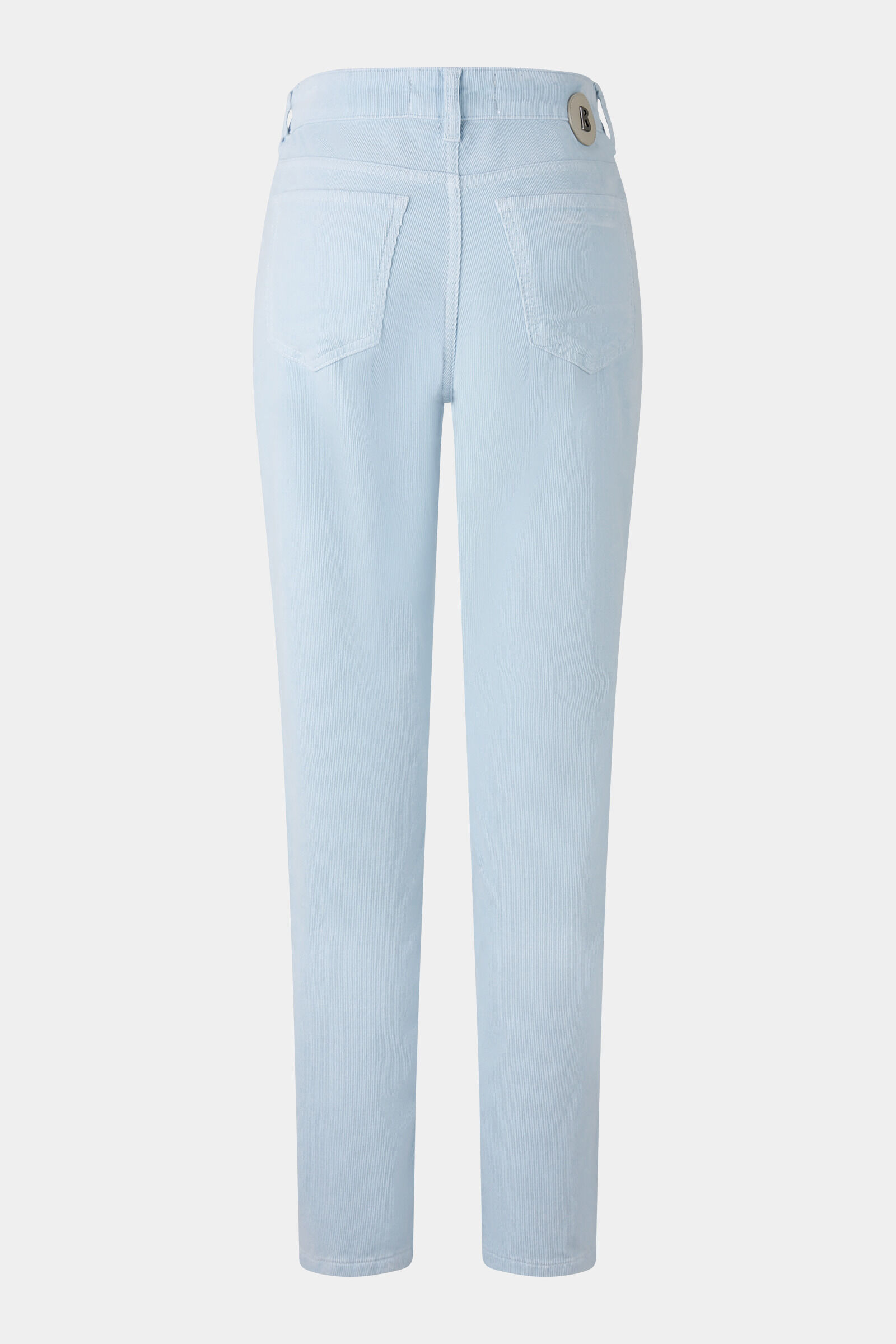 Julie 7/8 corduroy trousers Light blue