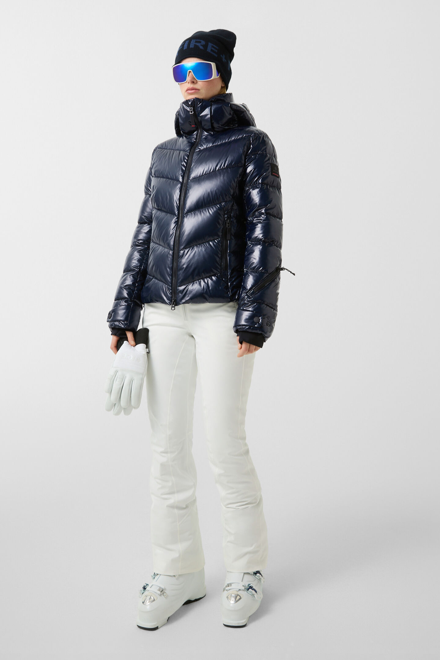 Ski-Steppjacke Saelly Navy-Blau