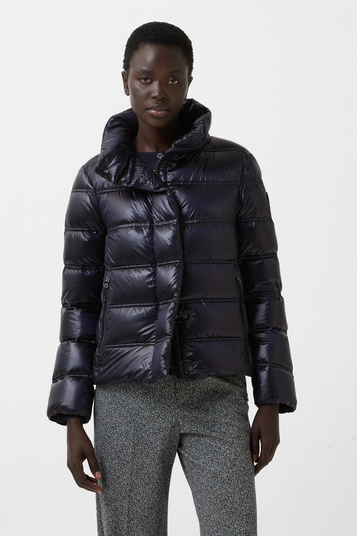 Leslie down jacket Navy blue