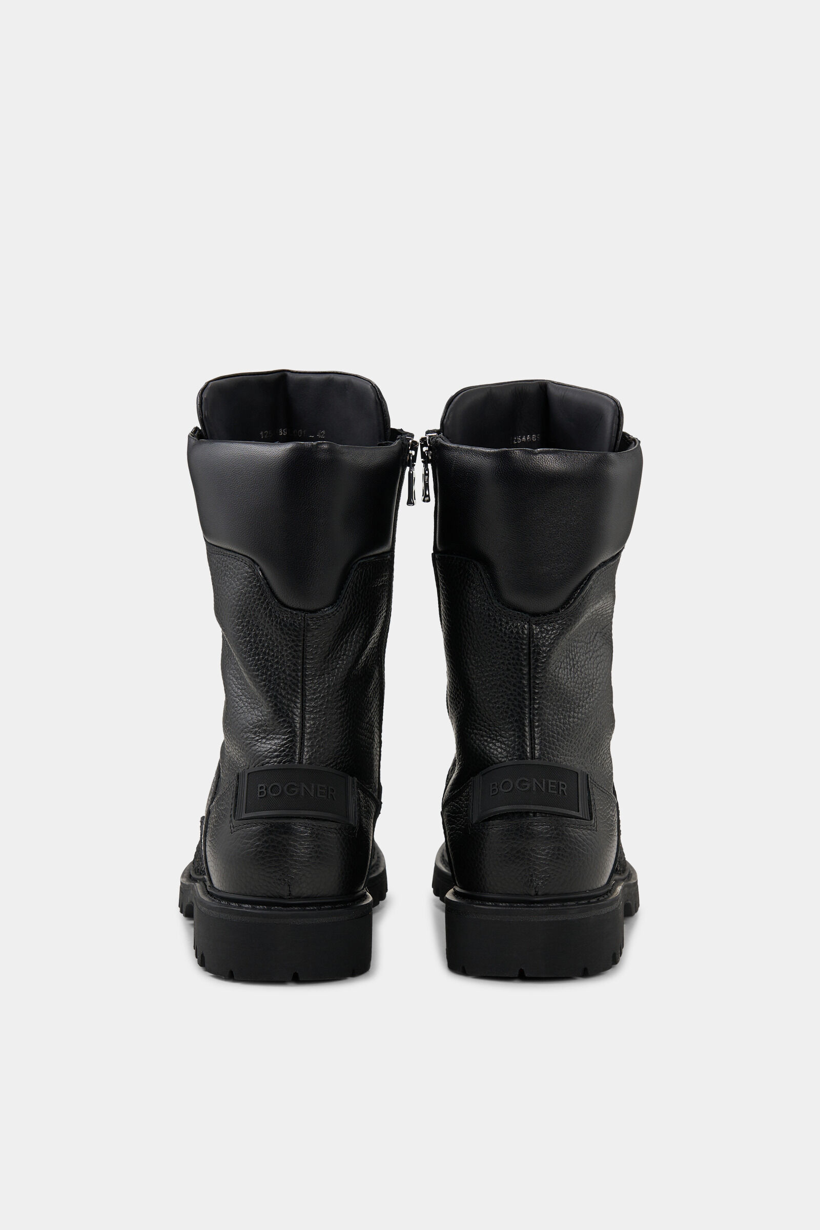 Lace-up boots Helsinki 007 with spikes Black