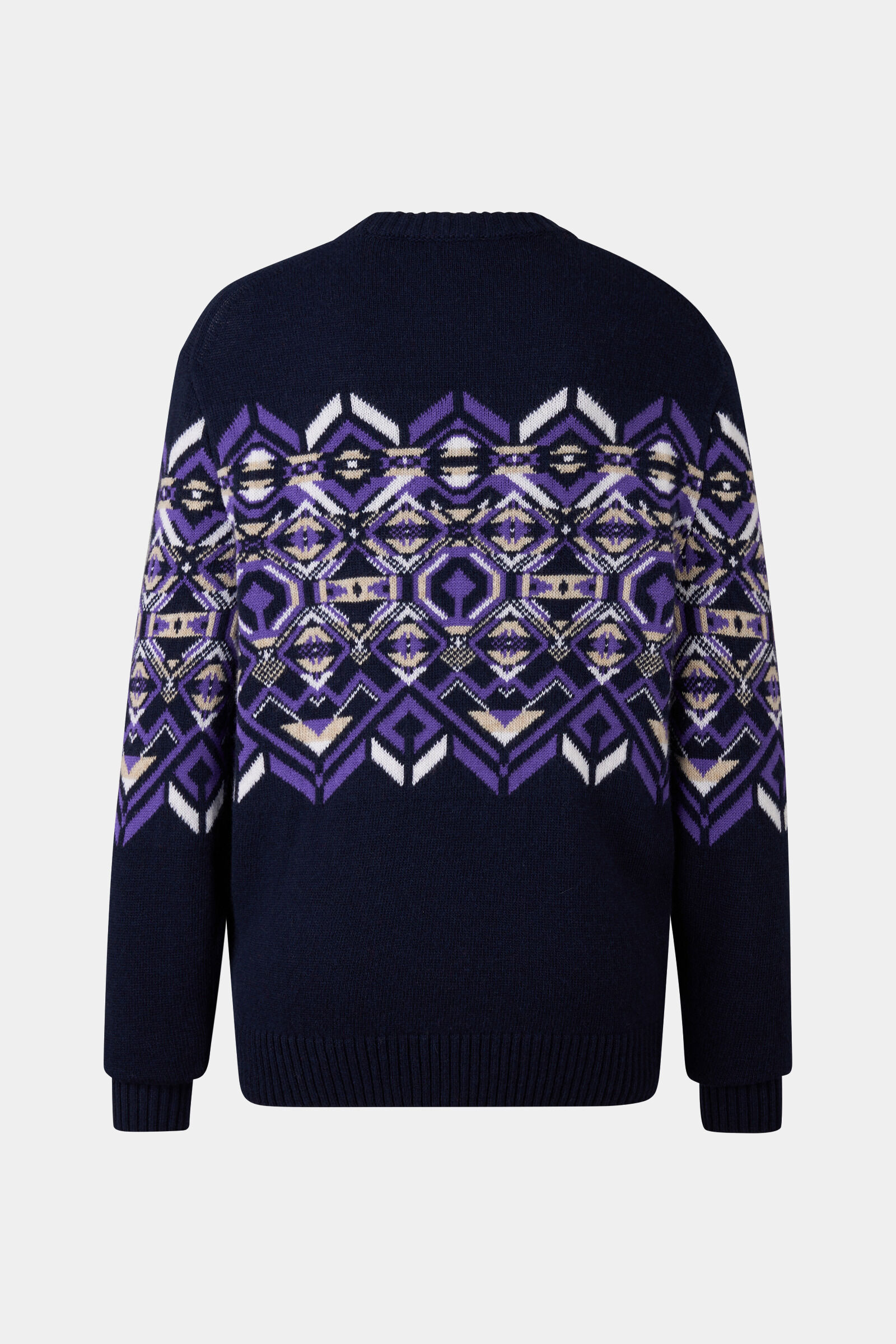 Norwegian jumper Luci Navy blue/purple
