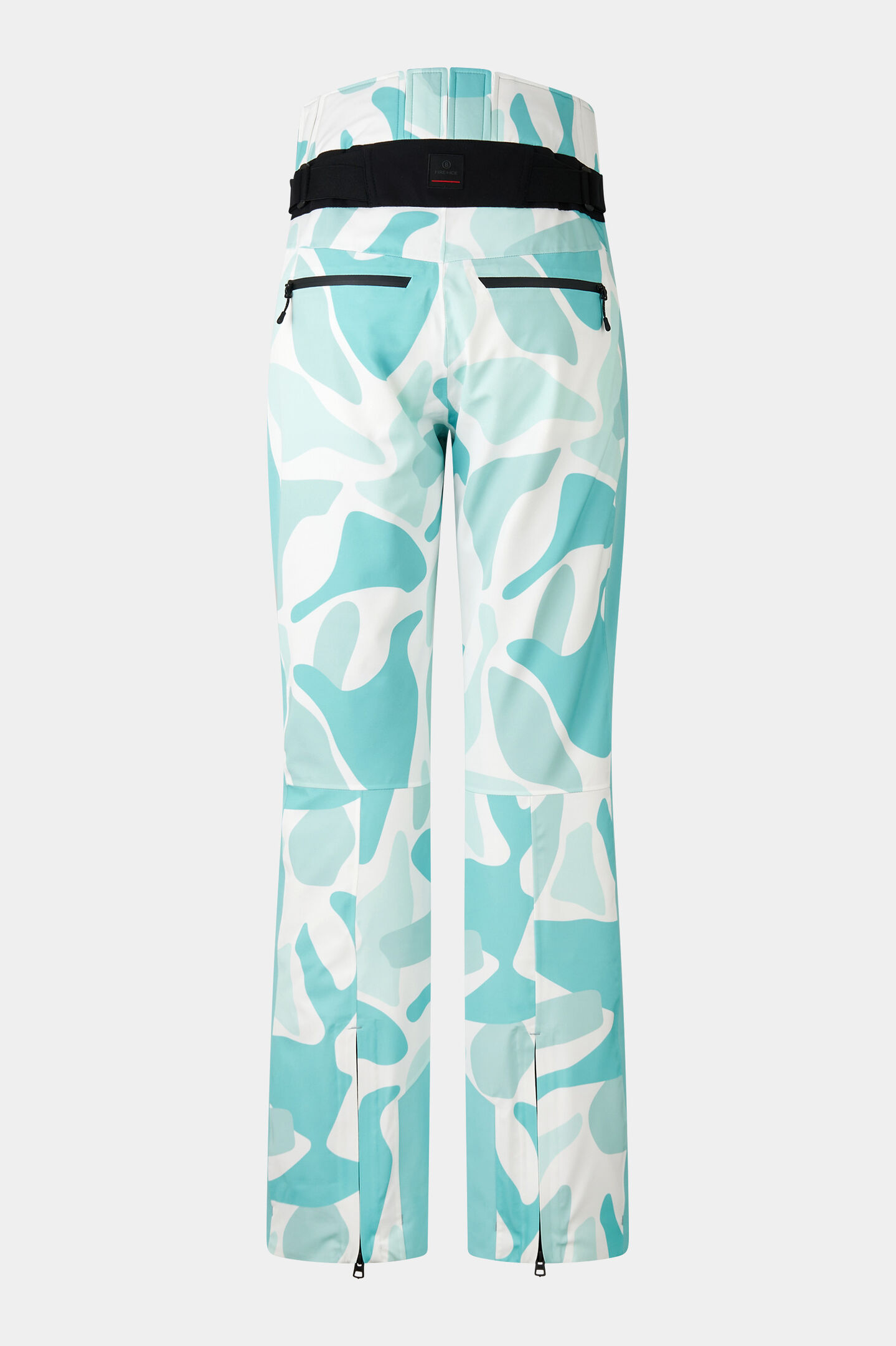 Skihose Borja Eisblau/Weiß