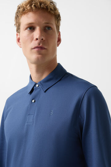 Polo-Longsleeve Timon Blau Polo-Longsleeve Timon Blau