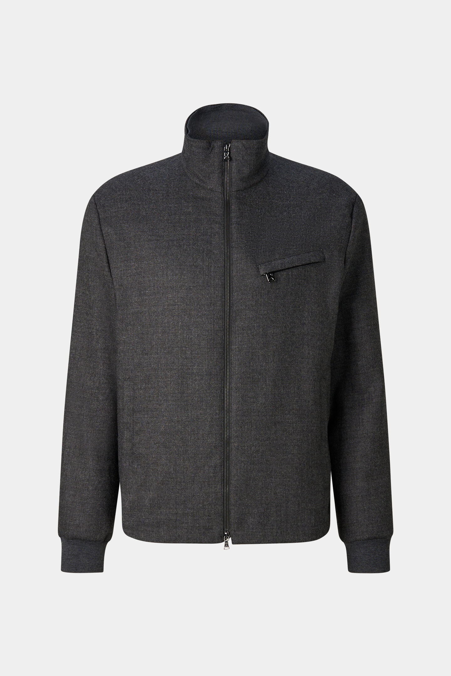 Milan Virgin Wool Blend Jacket Anthracite
