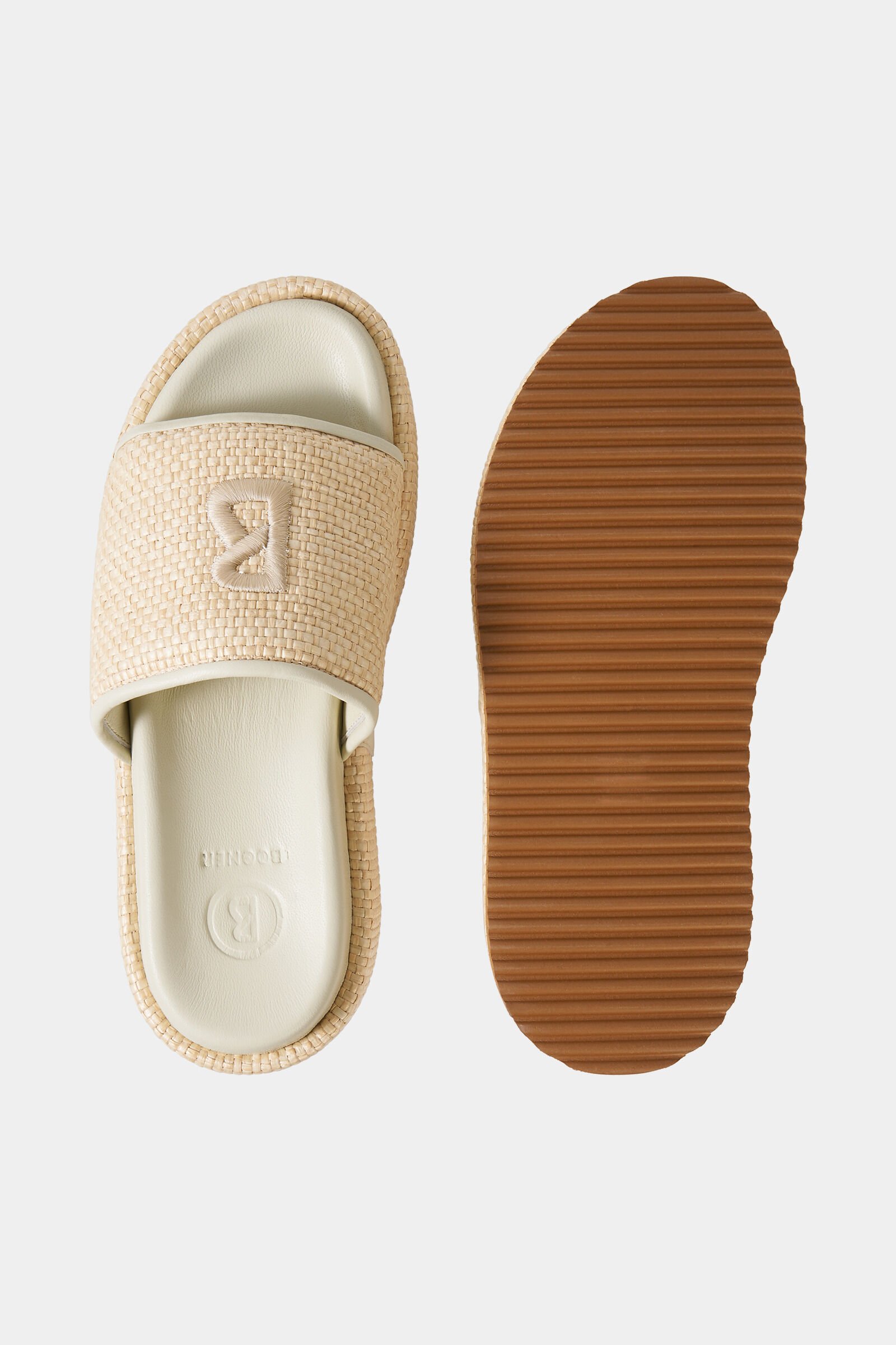 Sorrento platform sandals Beige