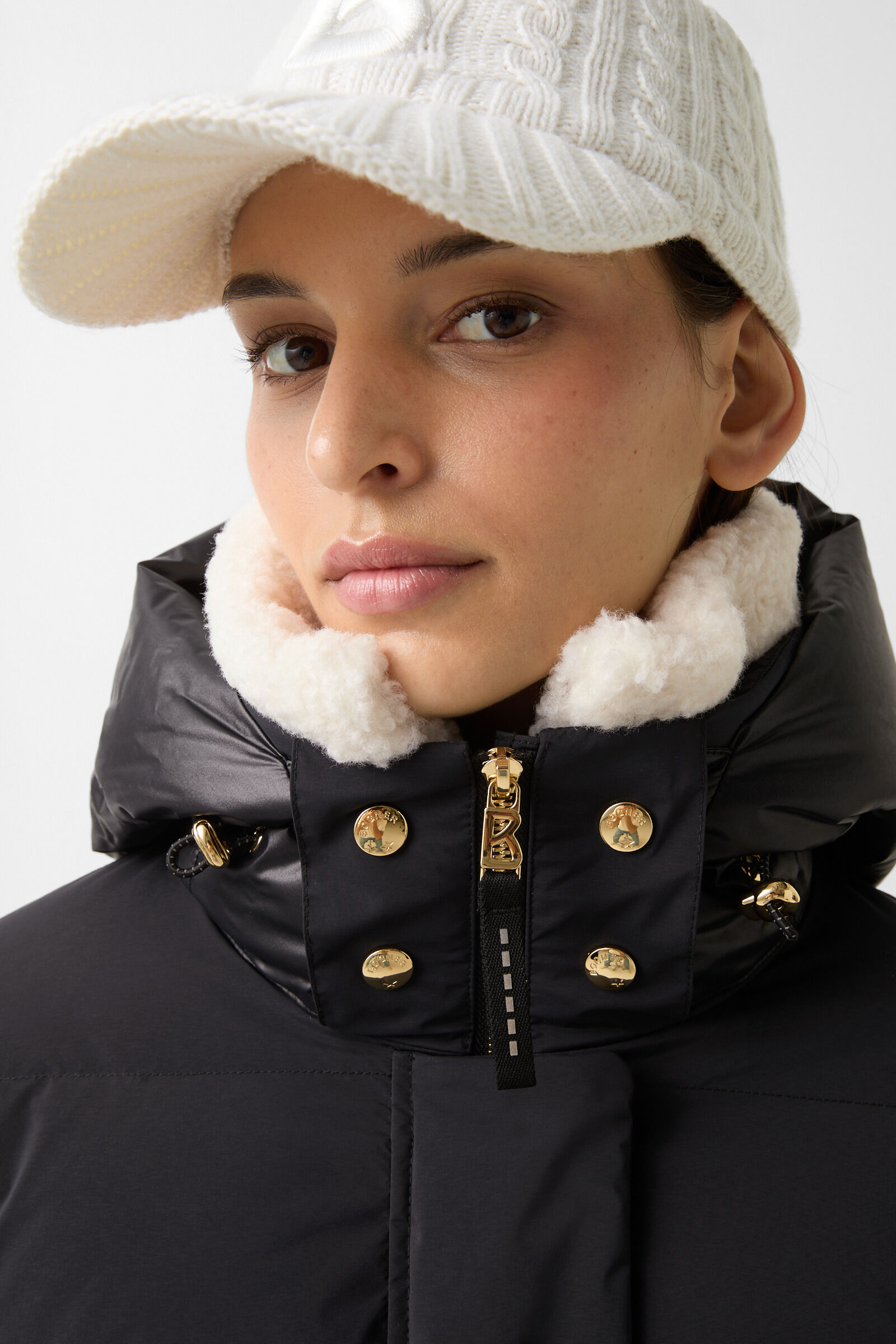 Maja down ski jacket Black