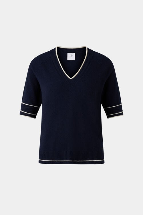 Strick-Shirt Chiri Navy-Blau