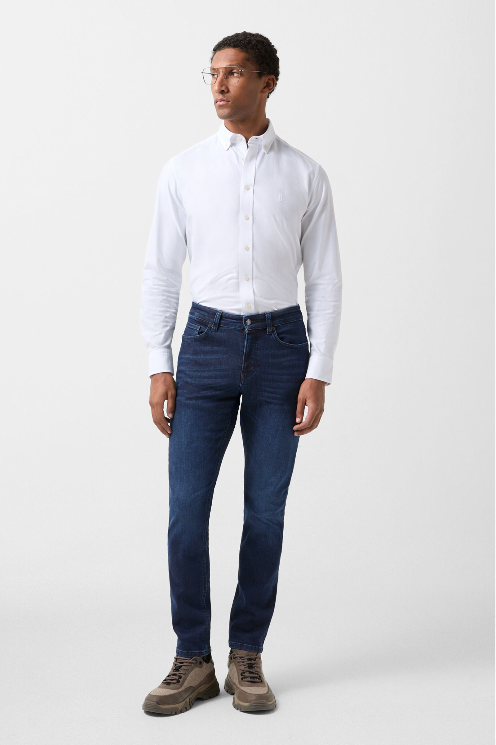 Jeans Prime Fit Rob Bleu denim fonc&eacute;