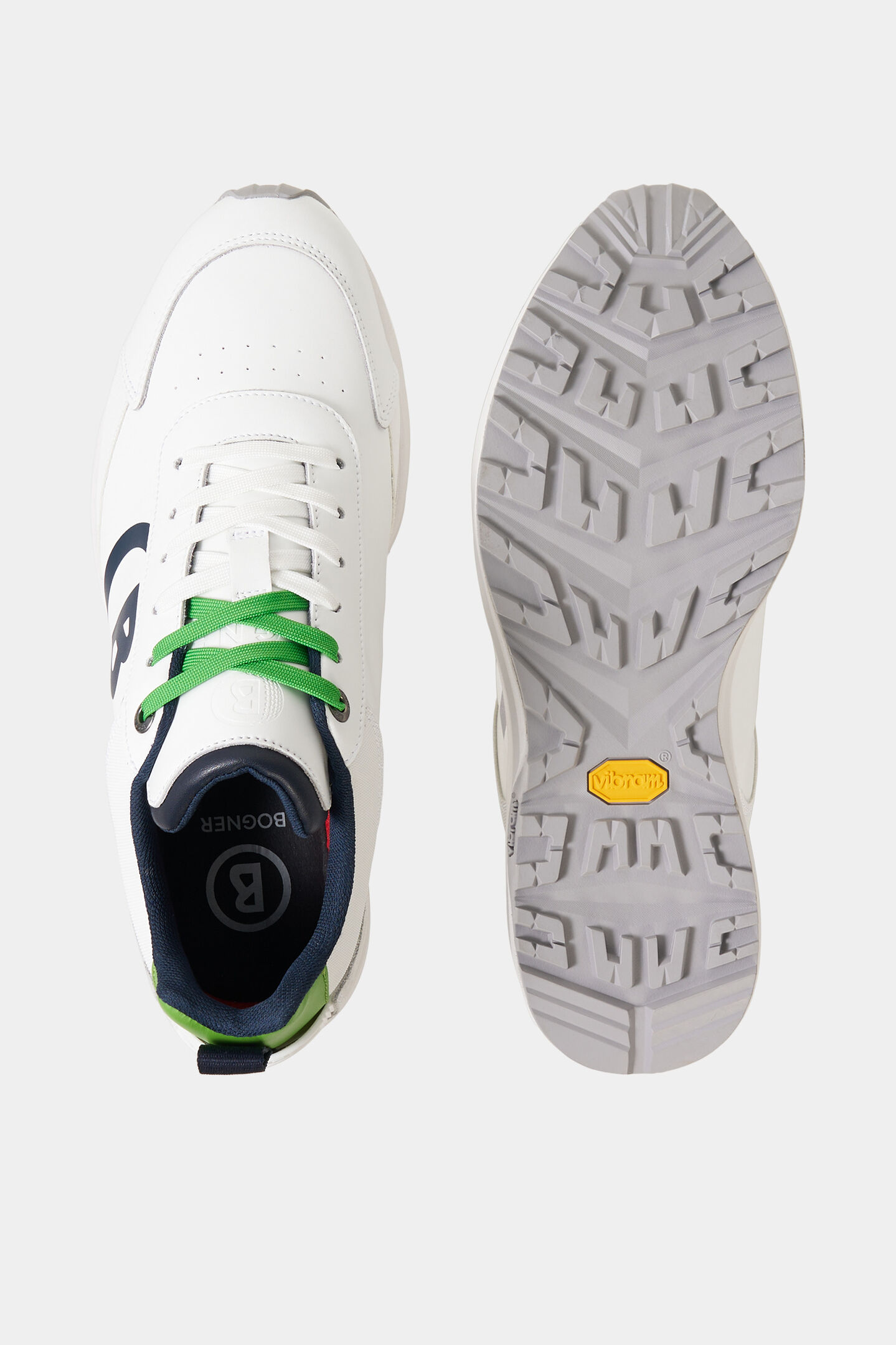 Golf sneaker White/navy blue